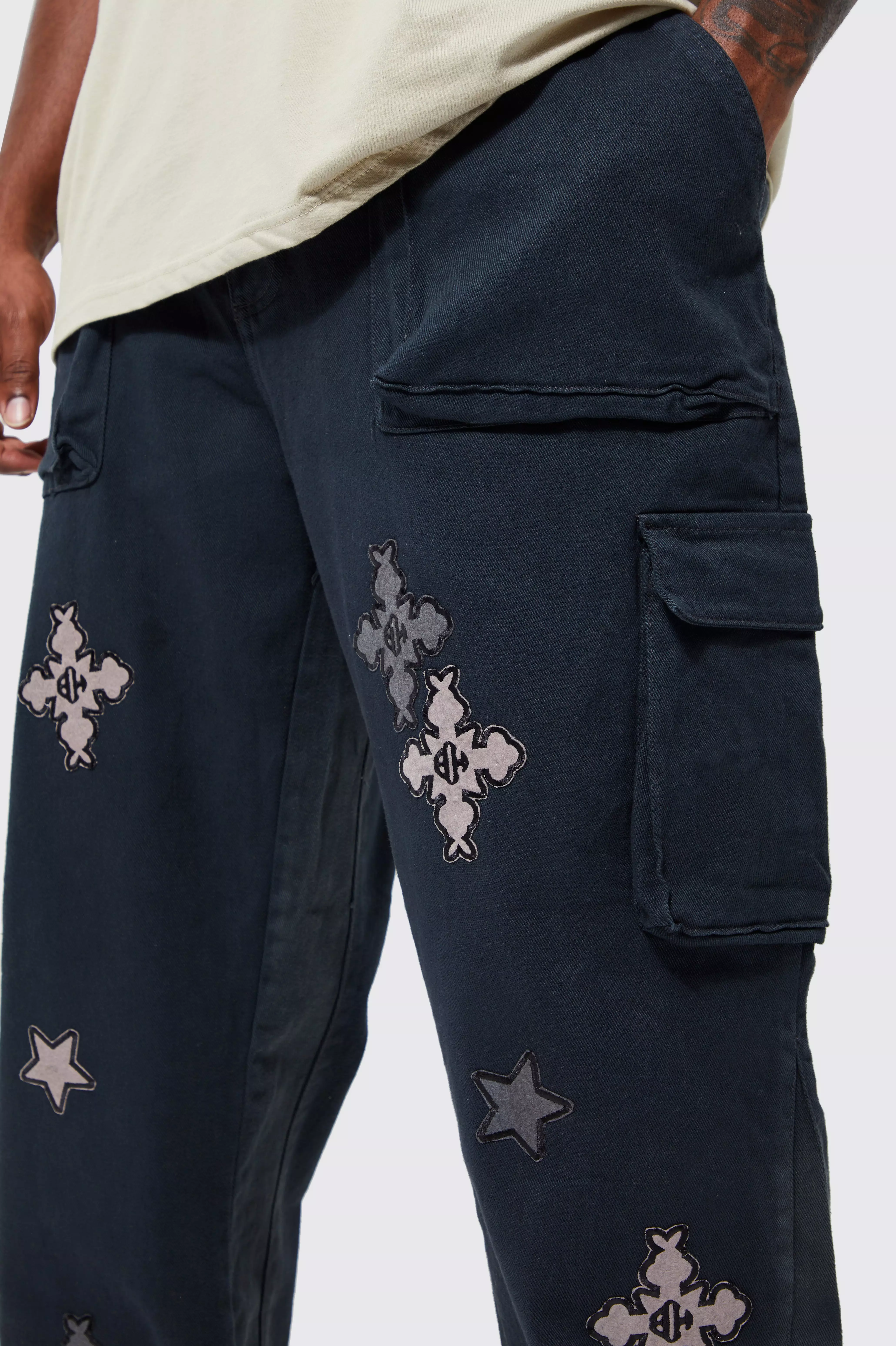 Louis Vuitton Monogram Detail Cargo Trousers