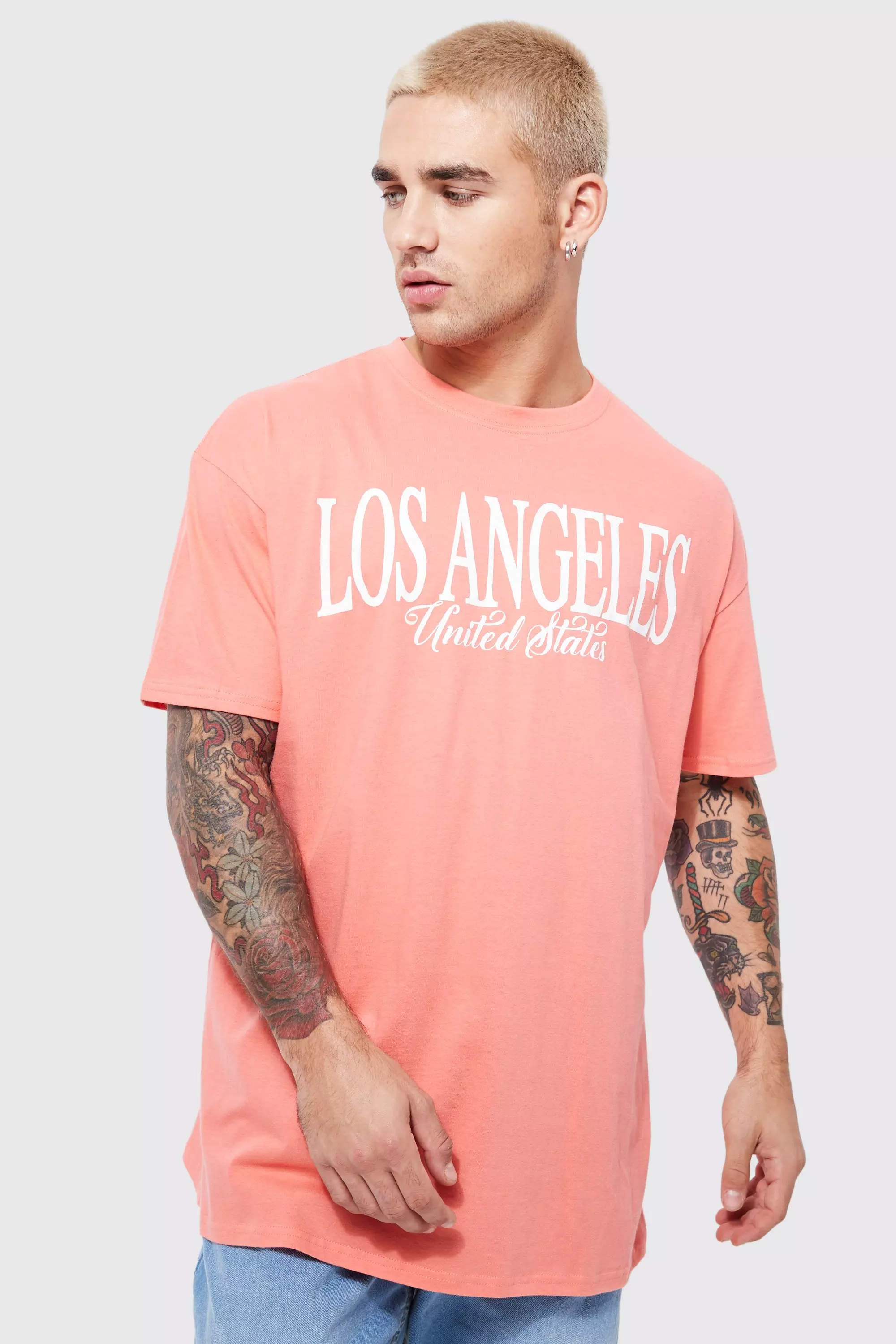 Oversized Los Angeles Graphic T-shirt