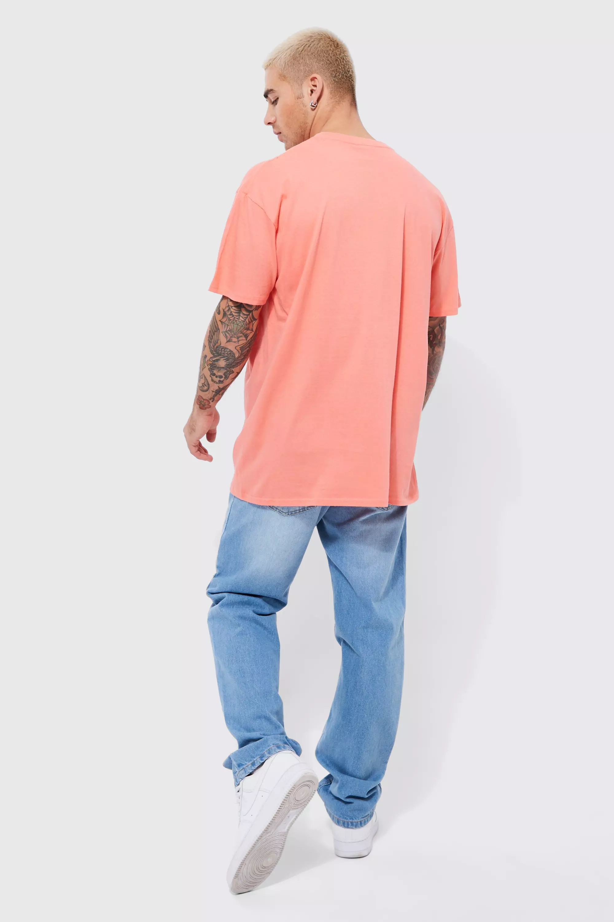 Oversized Los Angeles Back Graphic T-shirt