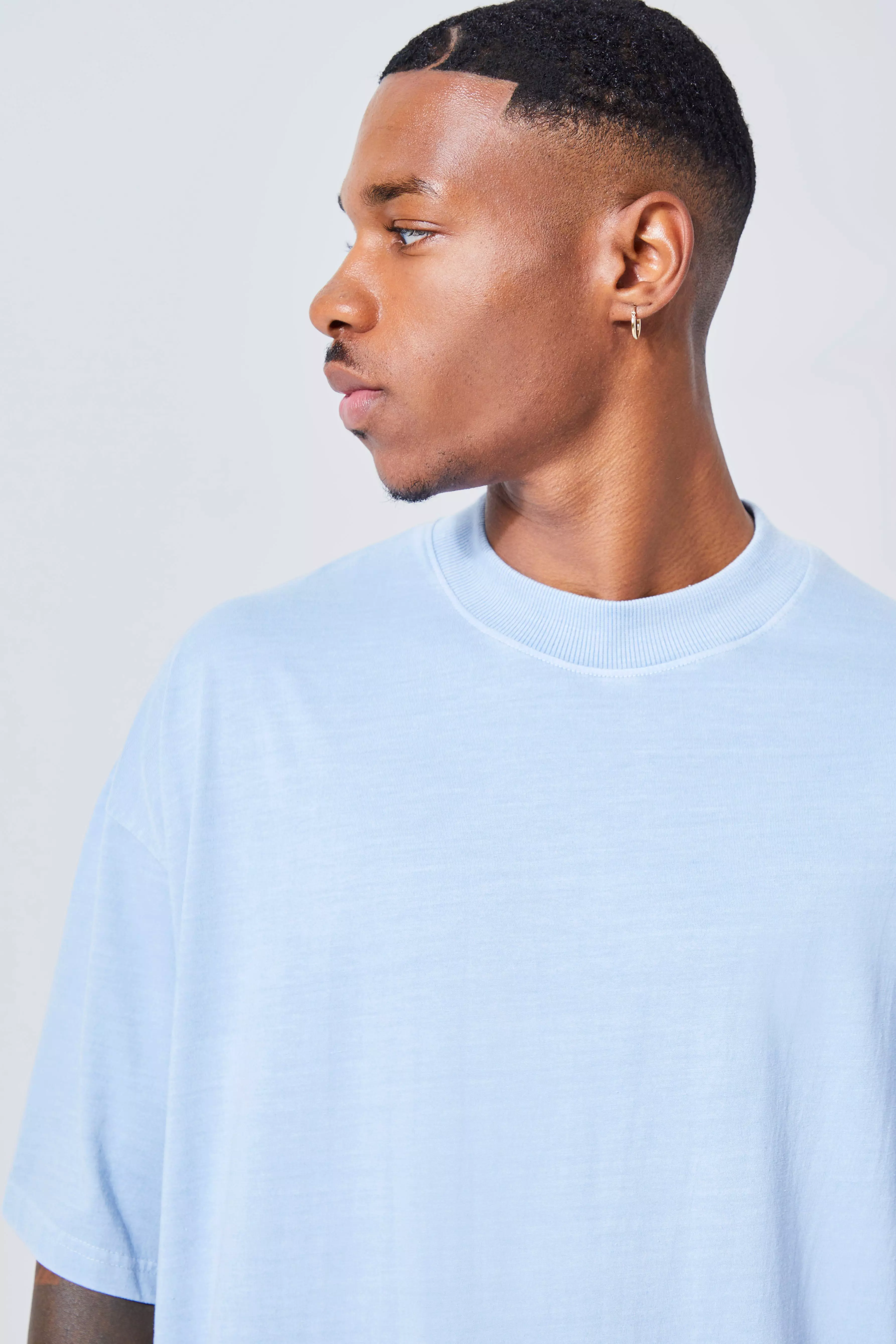 Oversized Heavyweight Washed T-shirt | boohooMAN USA