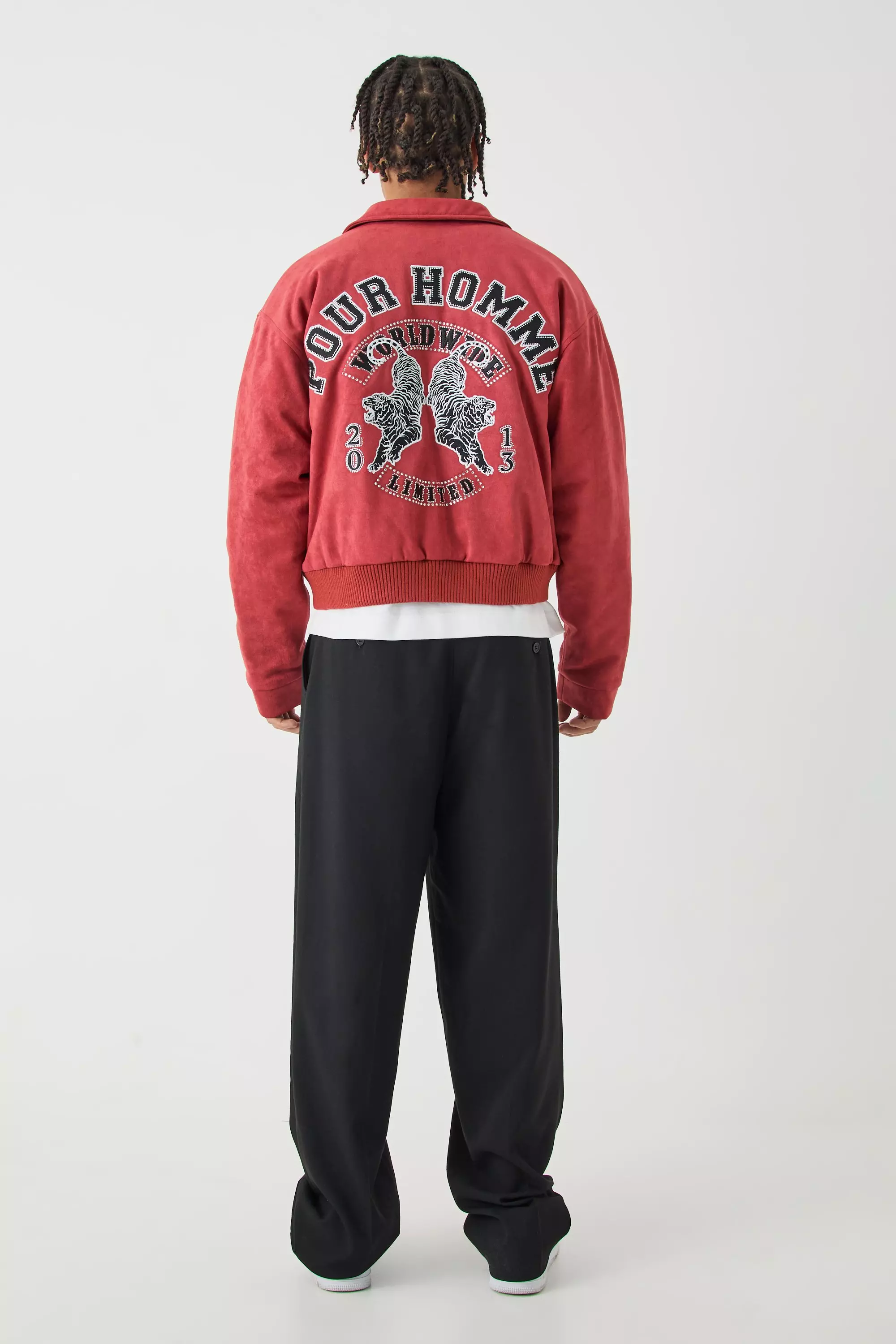 Embroidered Varsity Blouson - Men - Ready-to-Wear