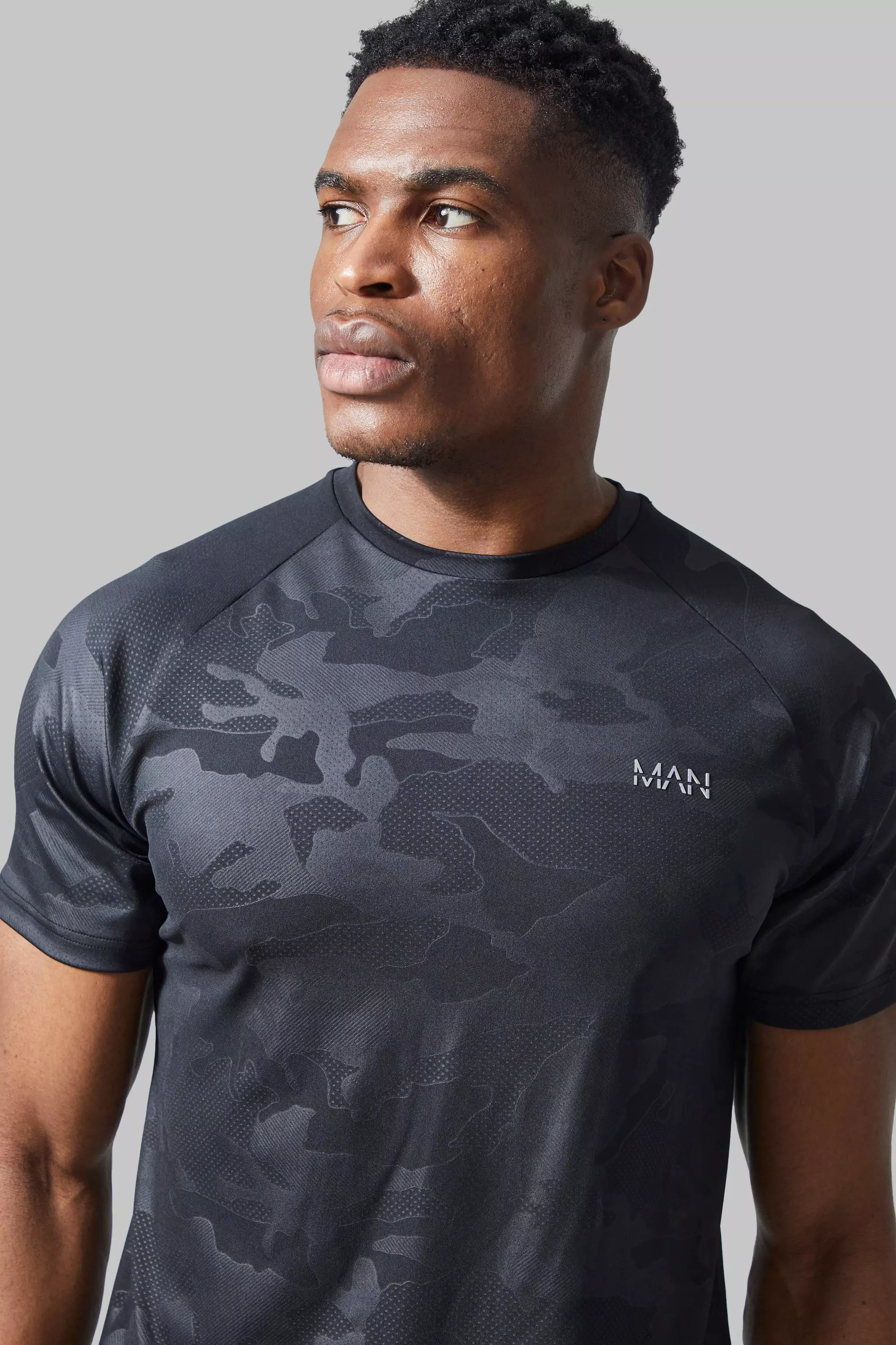 Gymshark Bold T-Shirt - Black/Camo