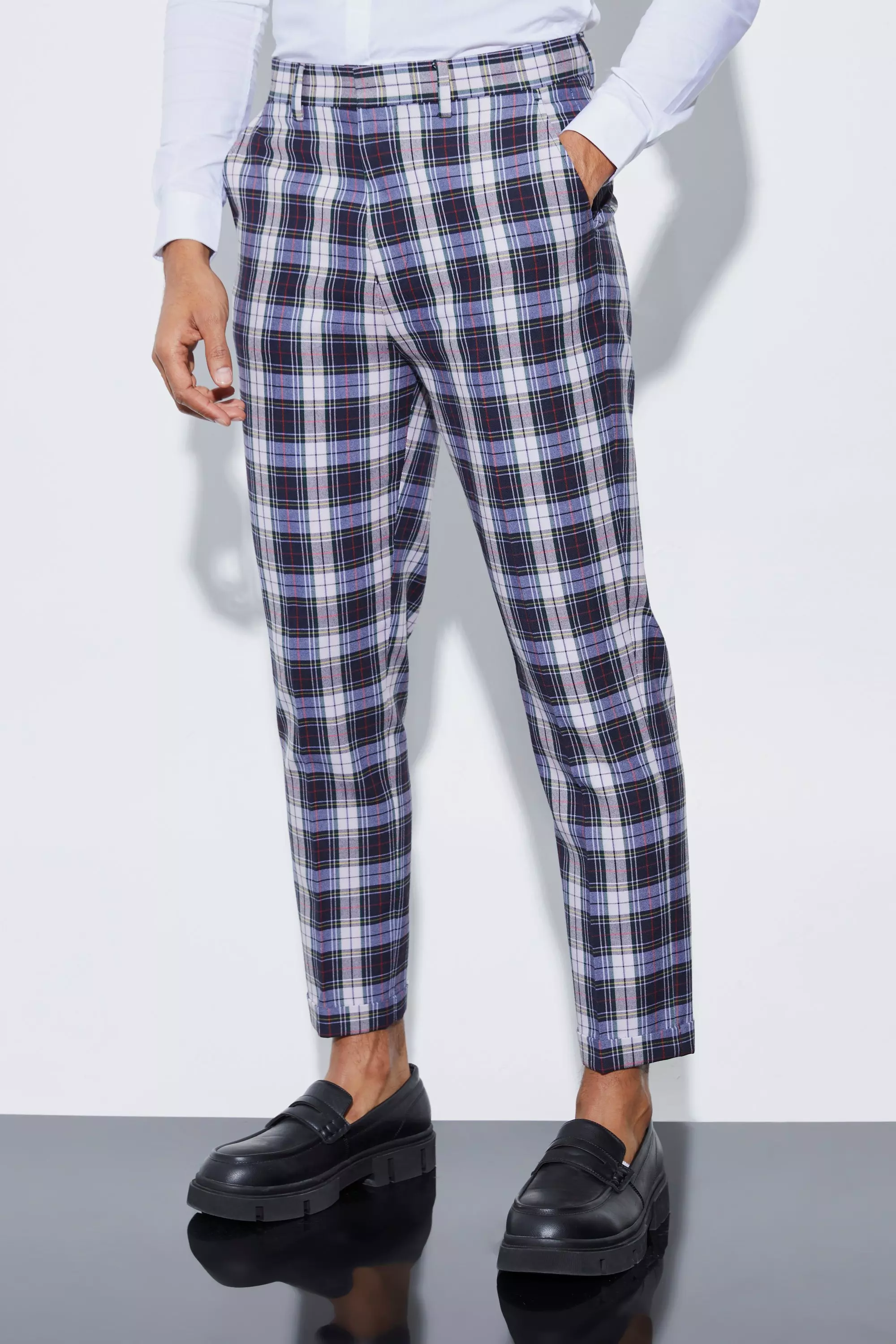 Tapered 2024 check pants