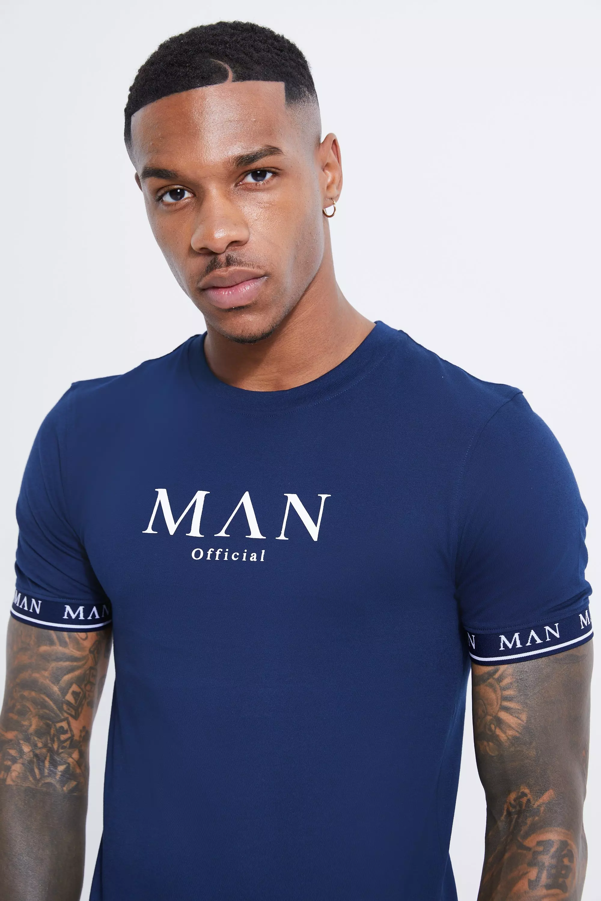 boohooman muscle fit t shirt