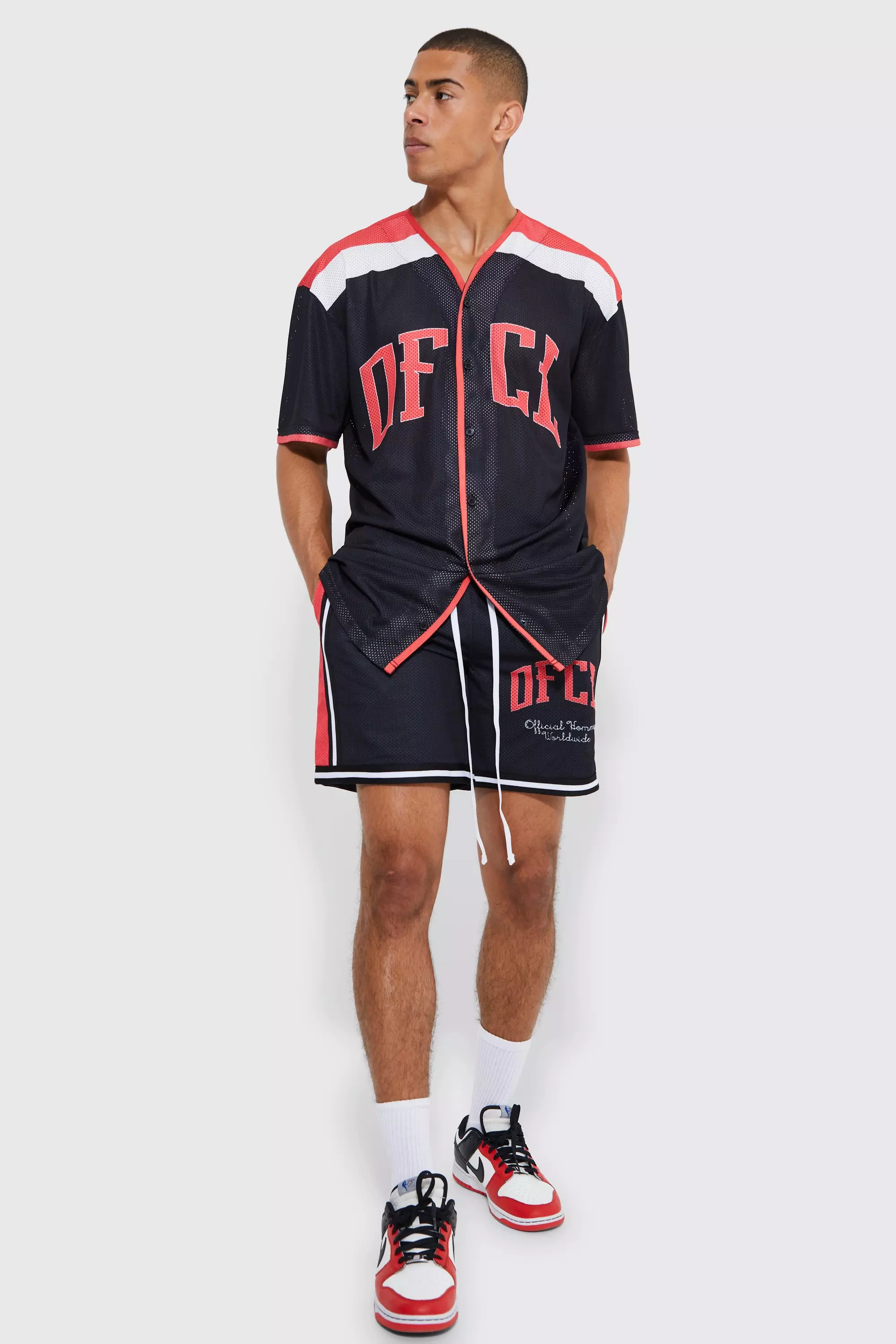 Ofcl Mesh Basketball Tape Short