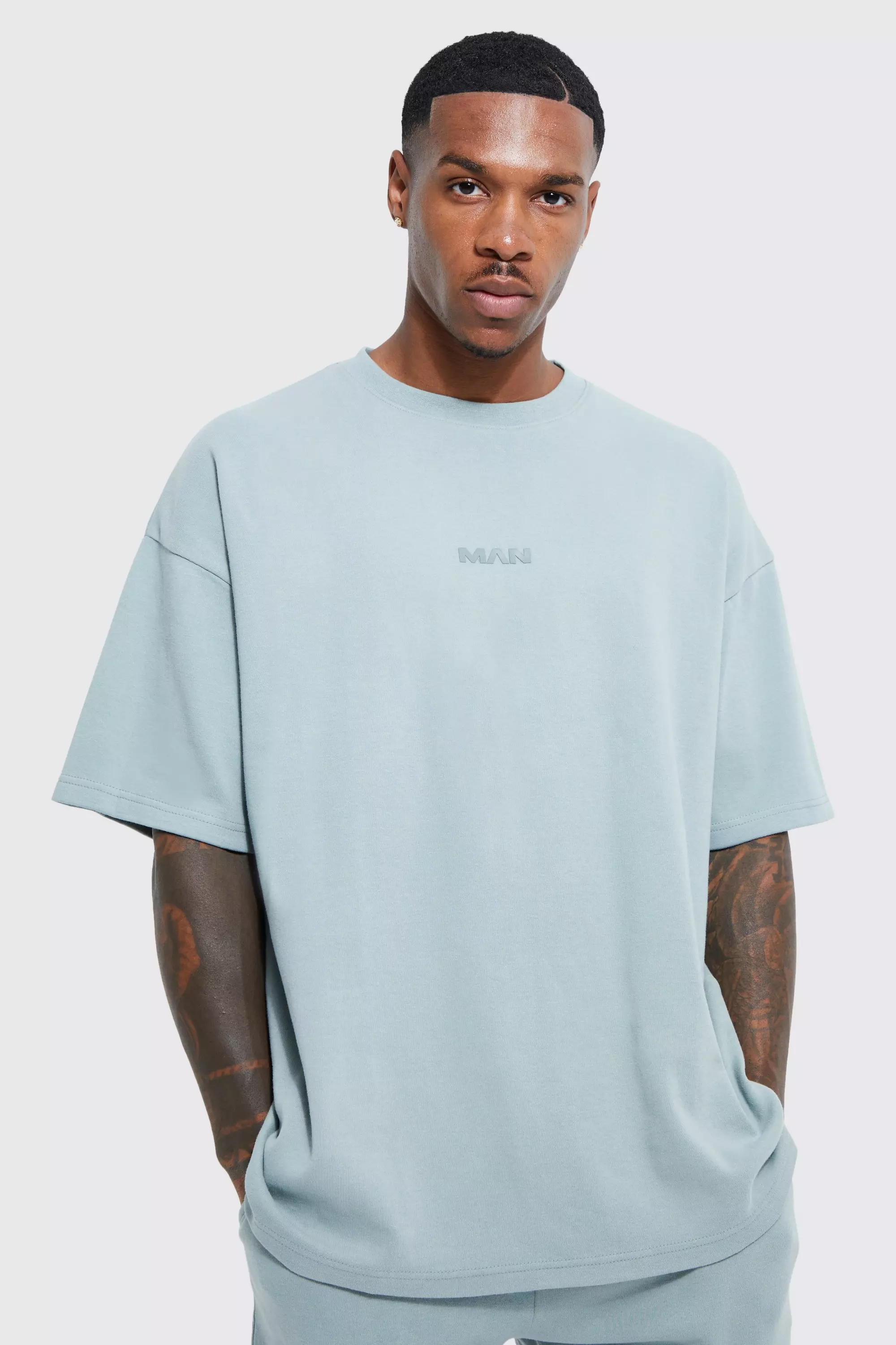 Oversized Heavyweight Foam Print T-shirt