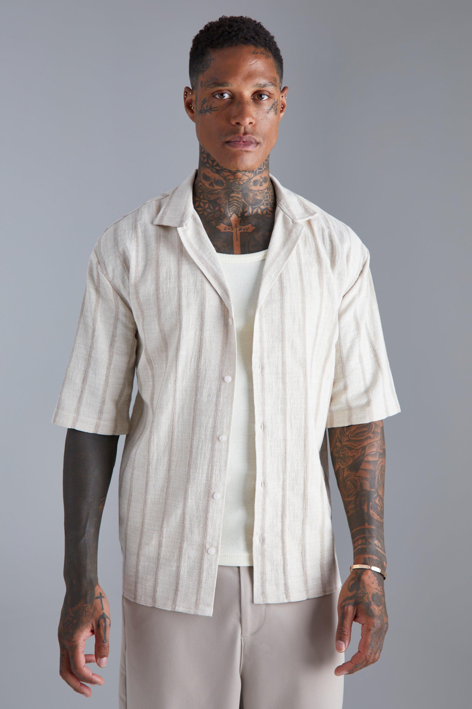 Men's Stone Shirts | boohooMAN UK