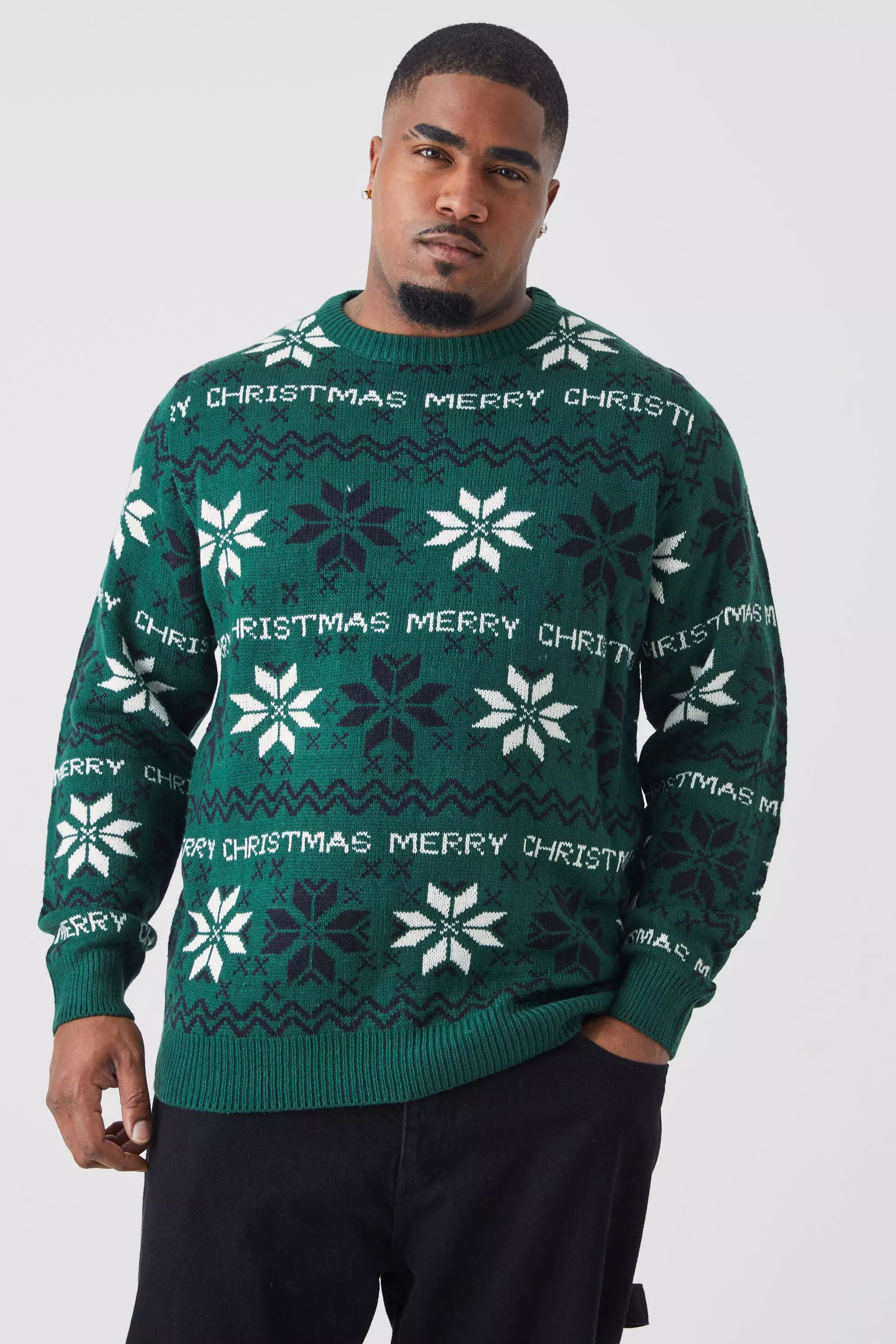 Mens hot sale fairisle jumper