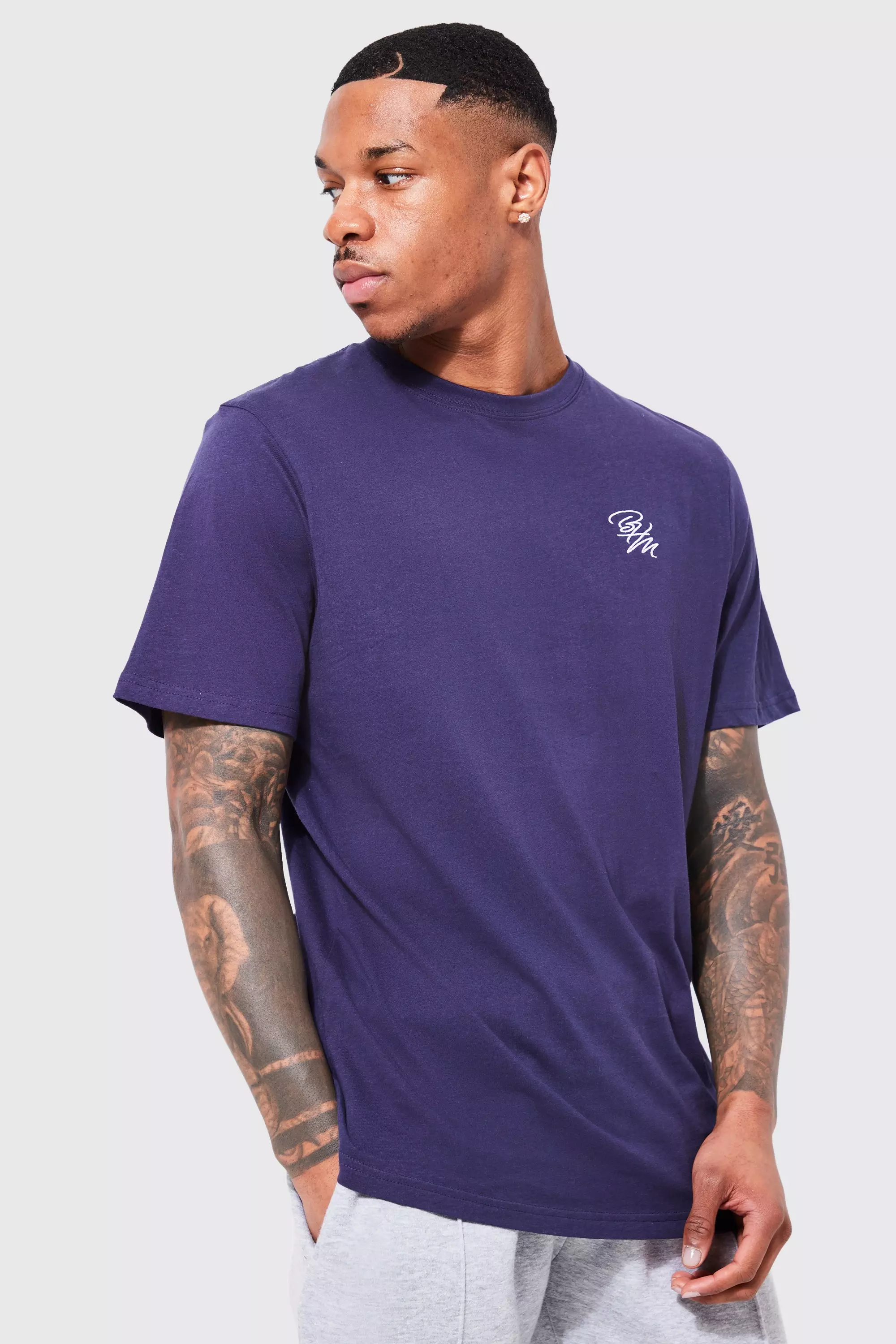 Lee Men's T-Shirt - Navy - XL