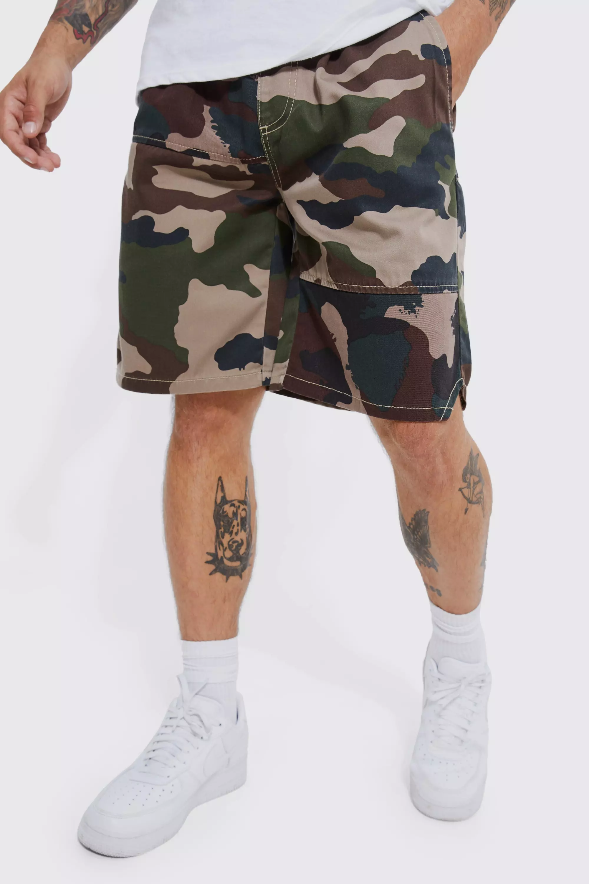 Mens camo shorts clearance fashion