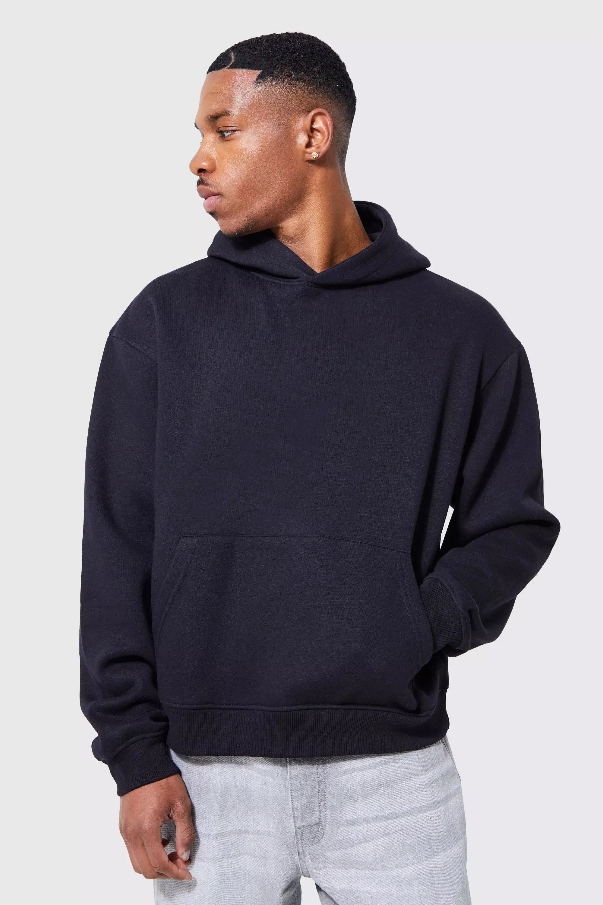 Oversized Boxy Basic Hoodie