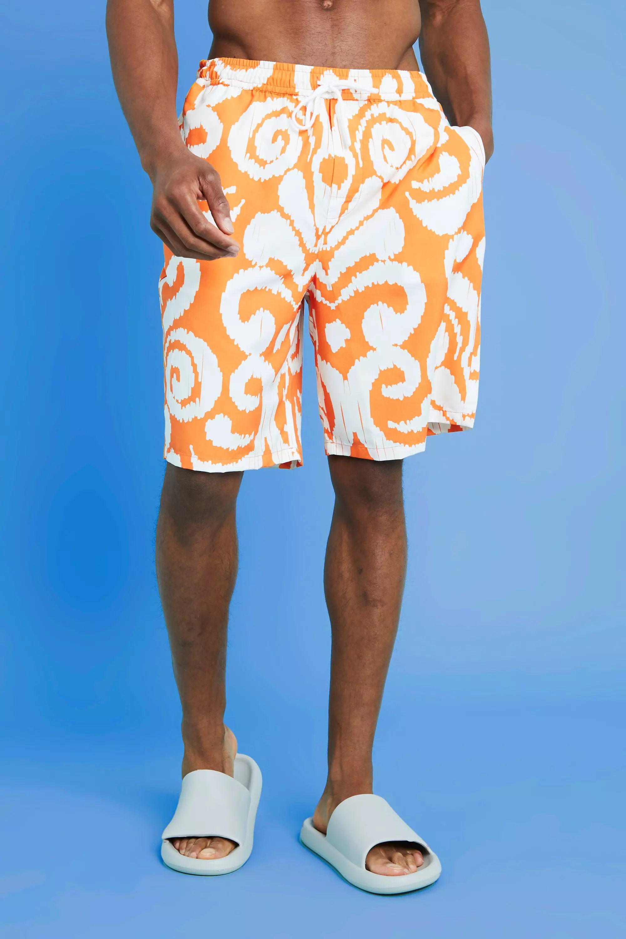 VILEBREQUIN swim shorts JIM Orange for boys