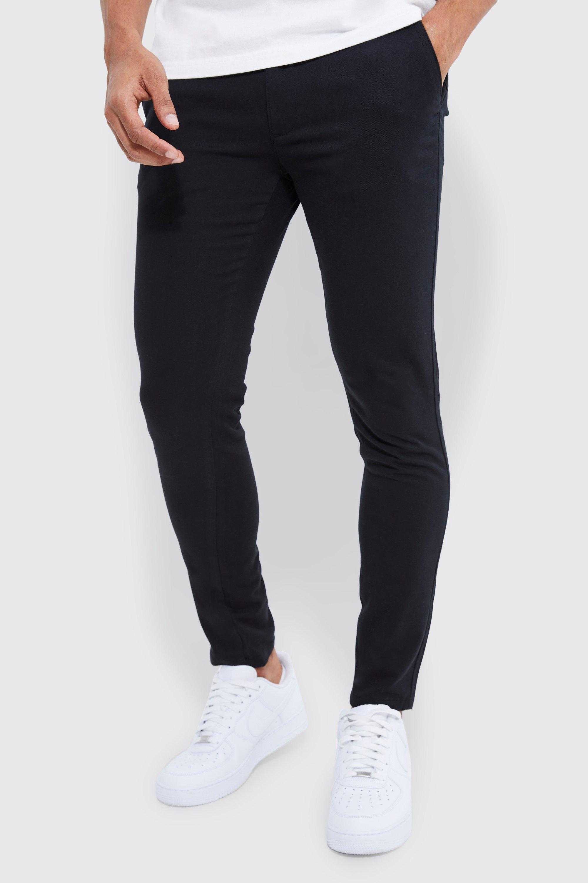 pantalon chino skinny homme - noir - 32r, noir