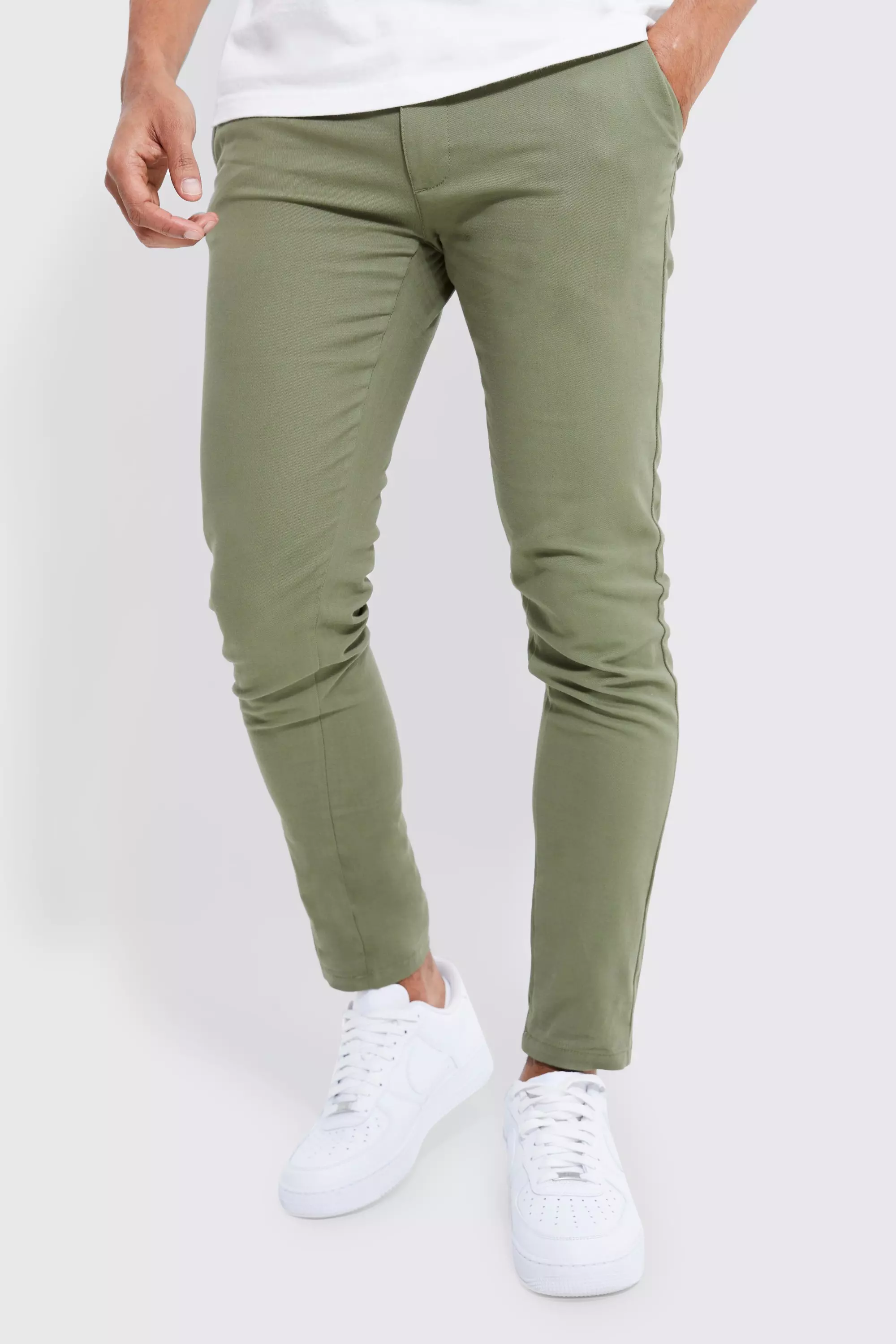 Pantalon chino skinny homme best sale