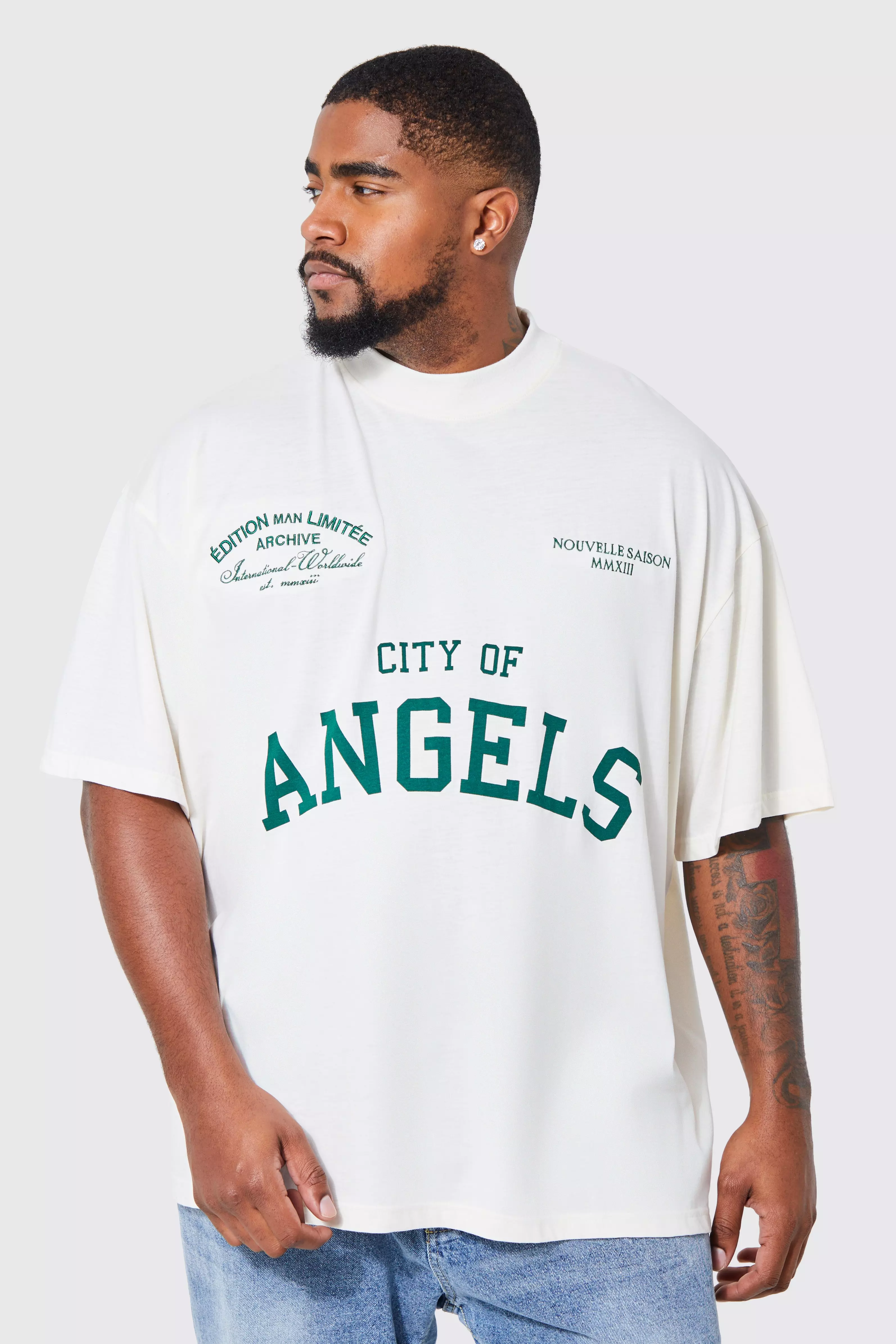 Oversized Los Angeles Palm Graphic T-shirt