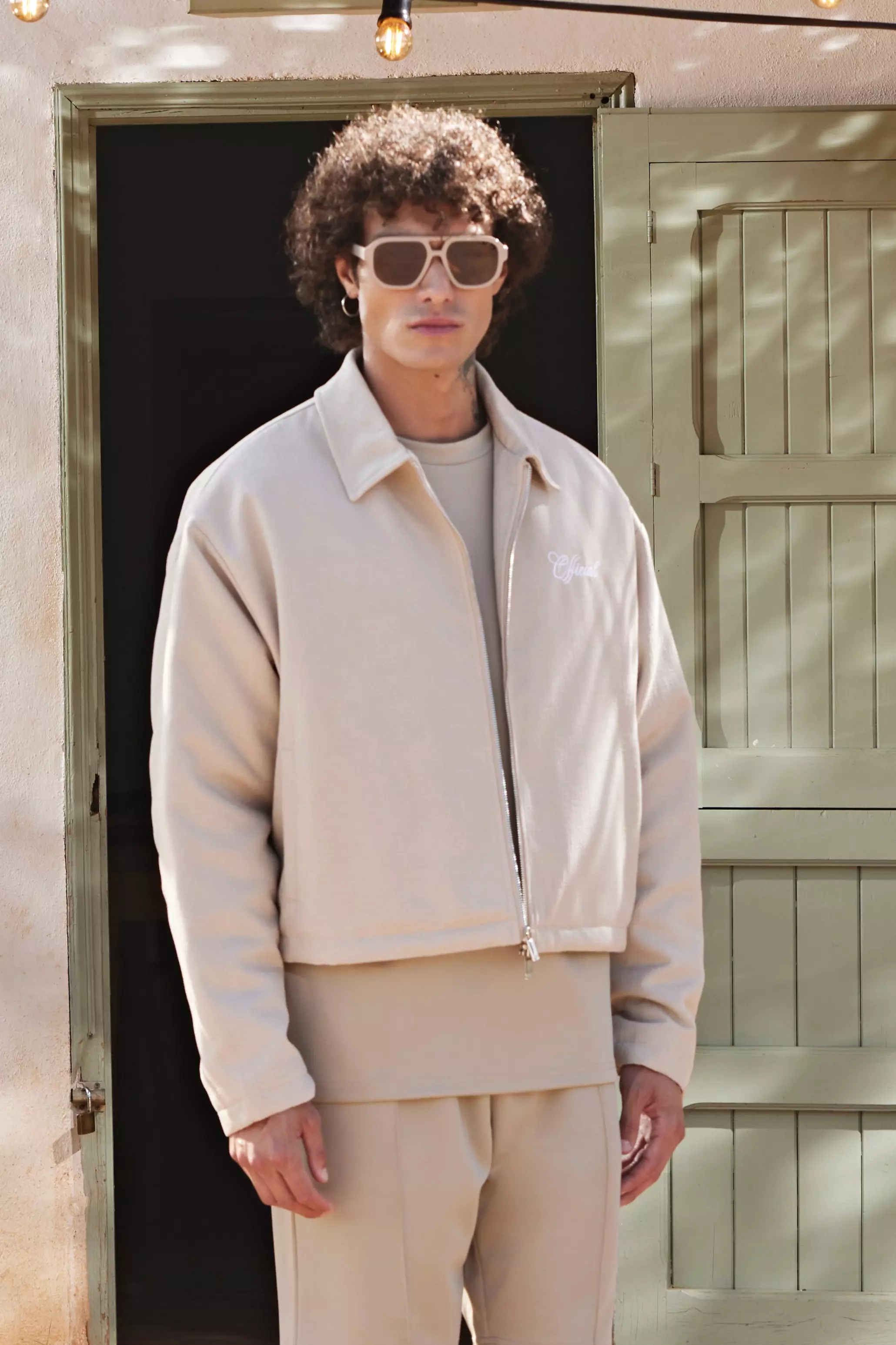 Boxy sales linen jacket