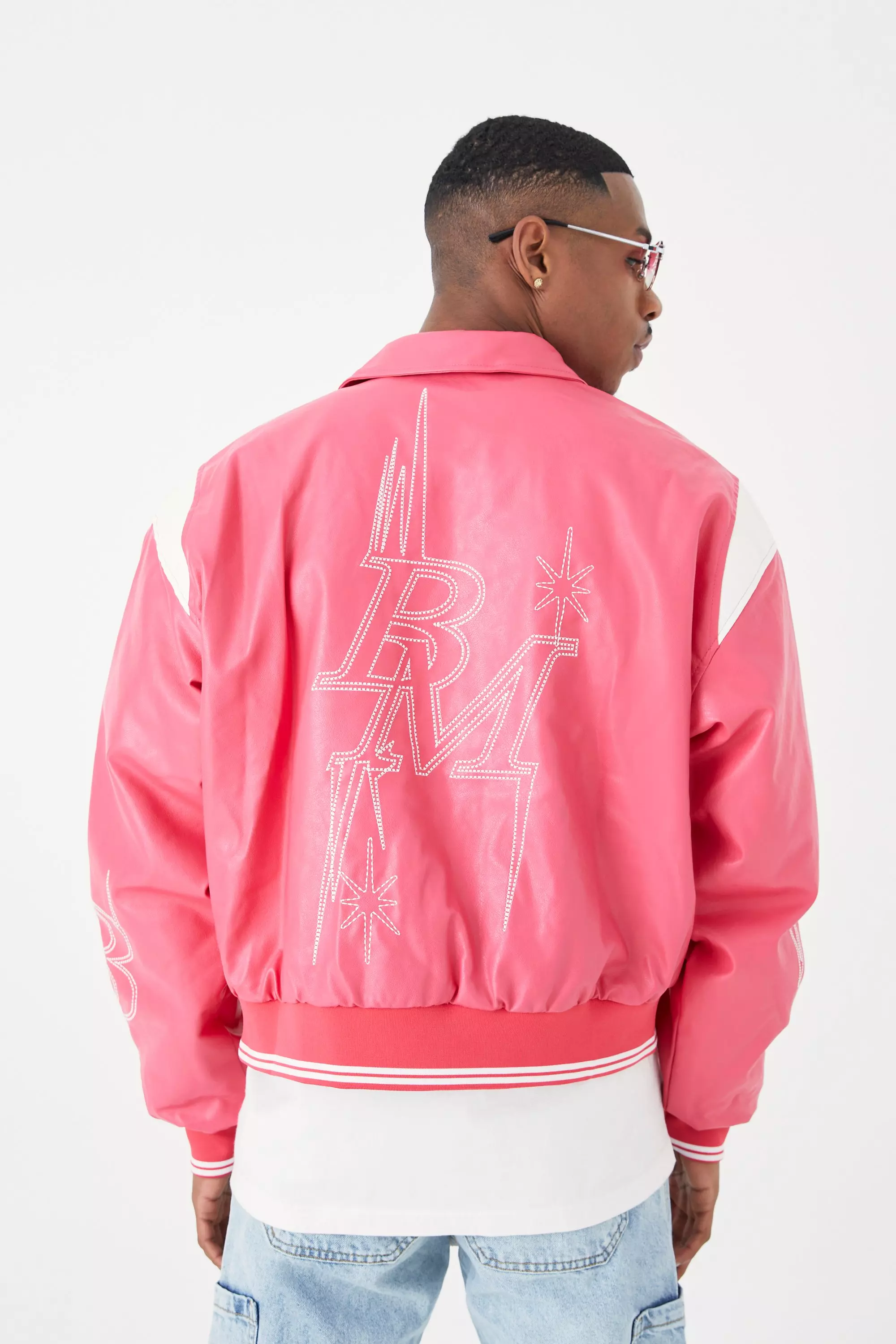 Bm Varsity Jacket | boohooMAN USA