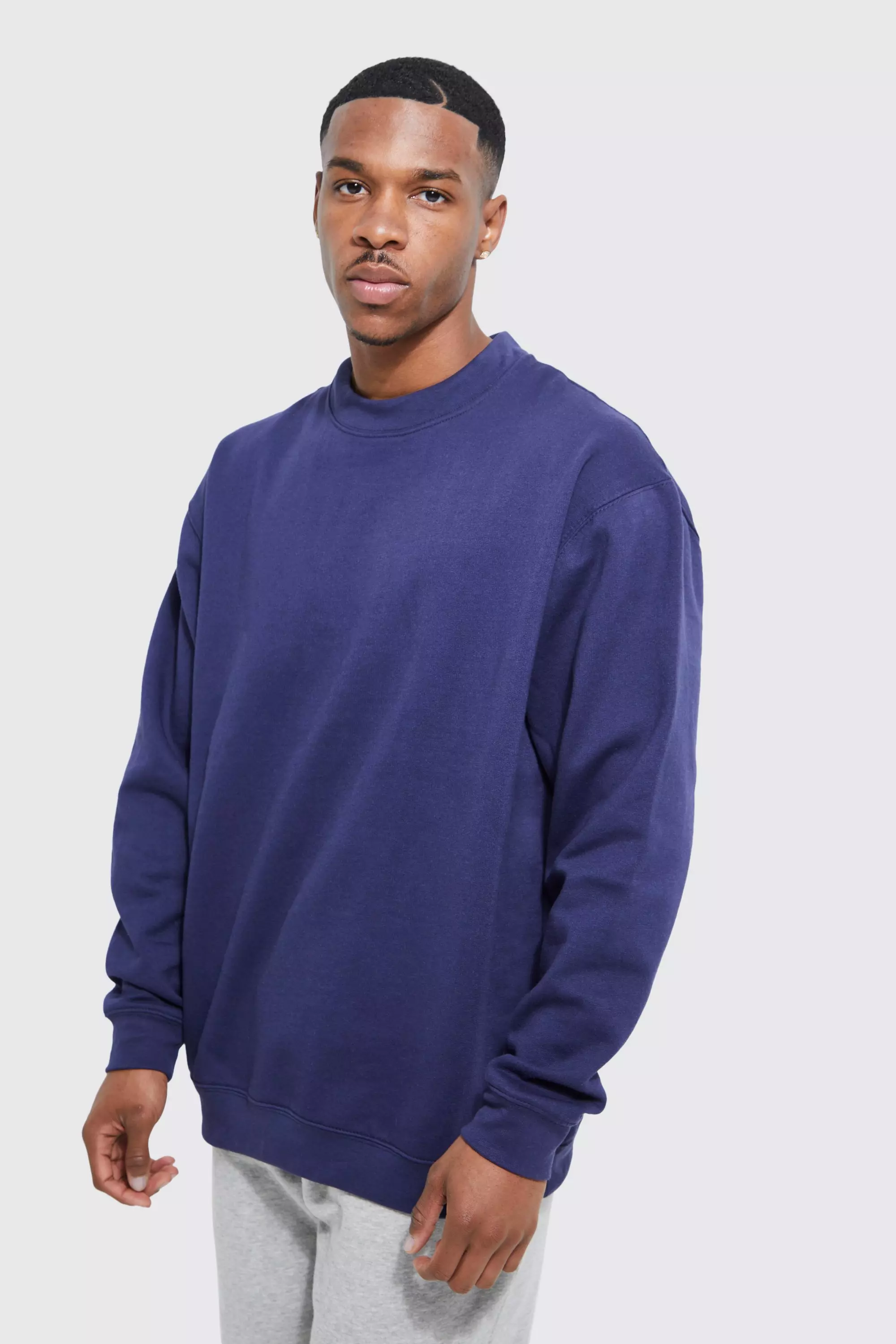 Navy store oversized sweatshirt