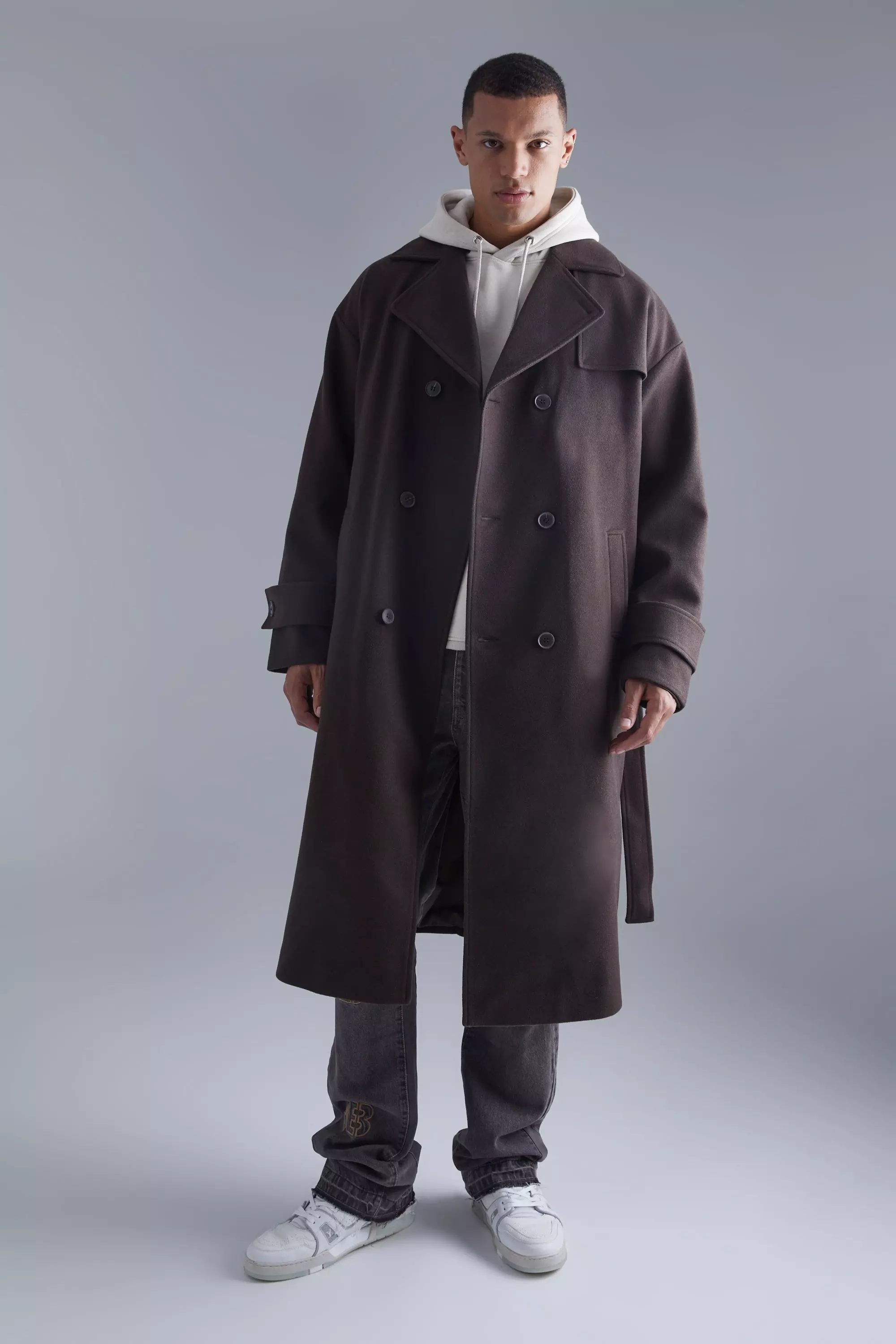 Tall man trench on sale coat