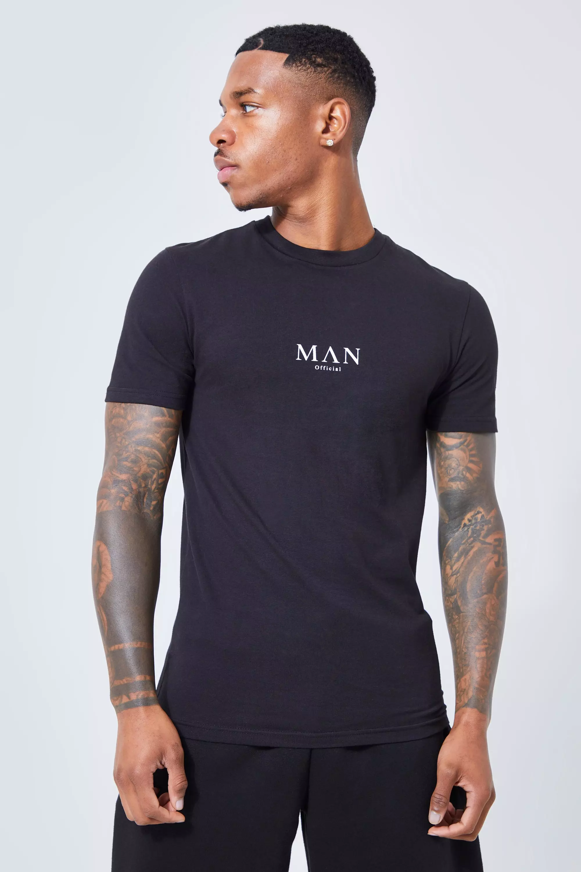 boohooman muscle fit shirt