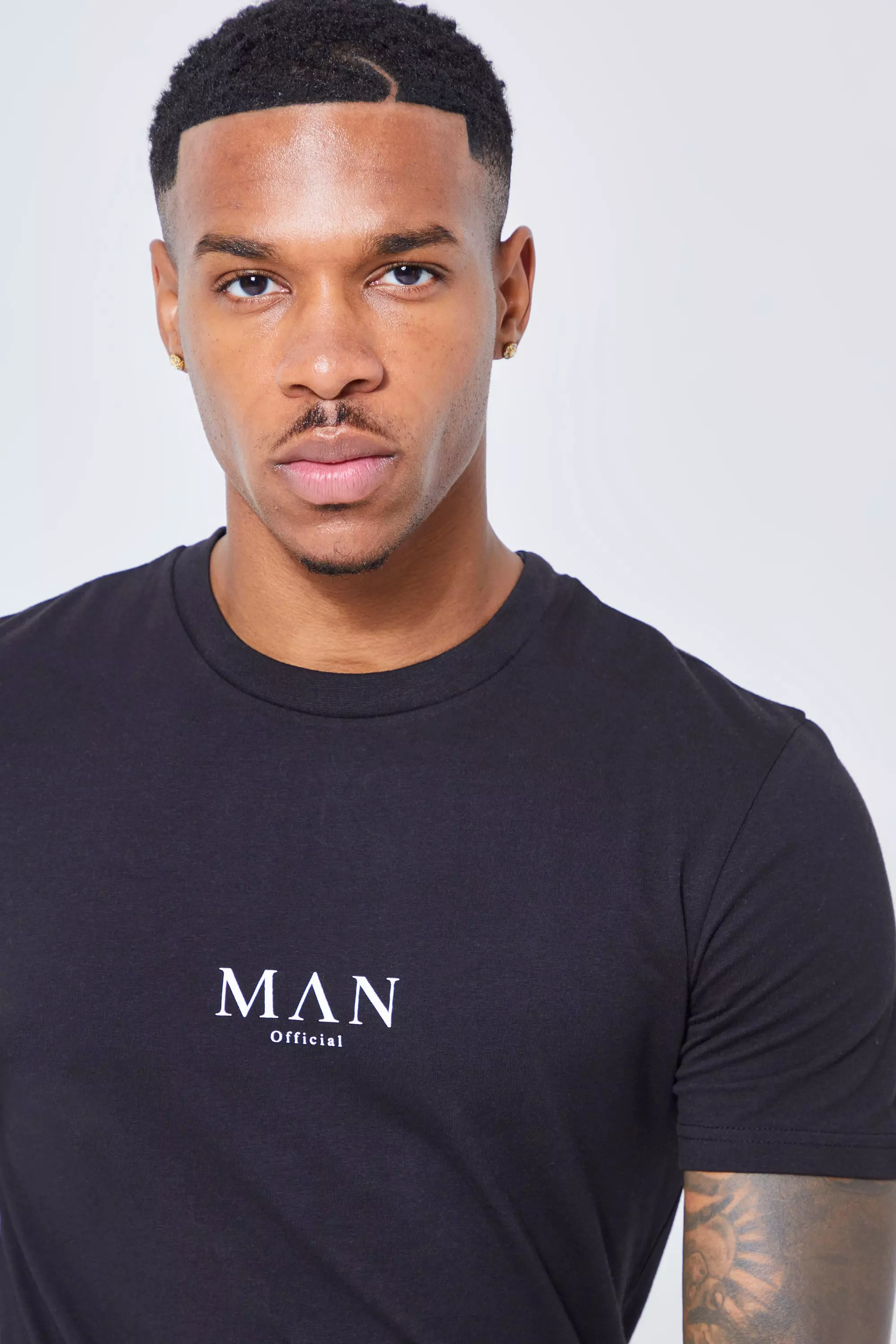 boohooman muscle fit t shirt