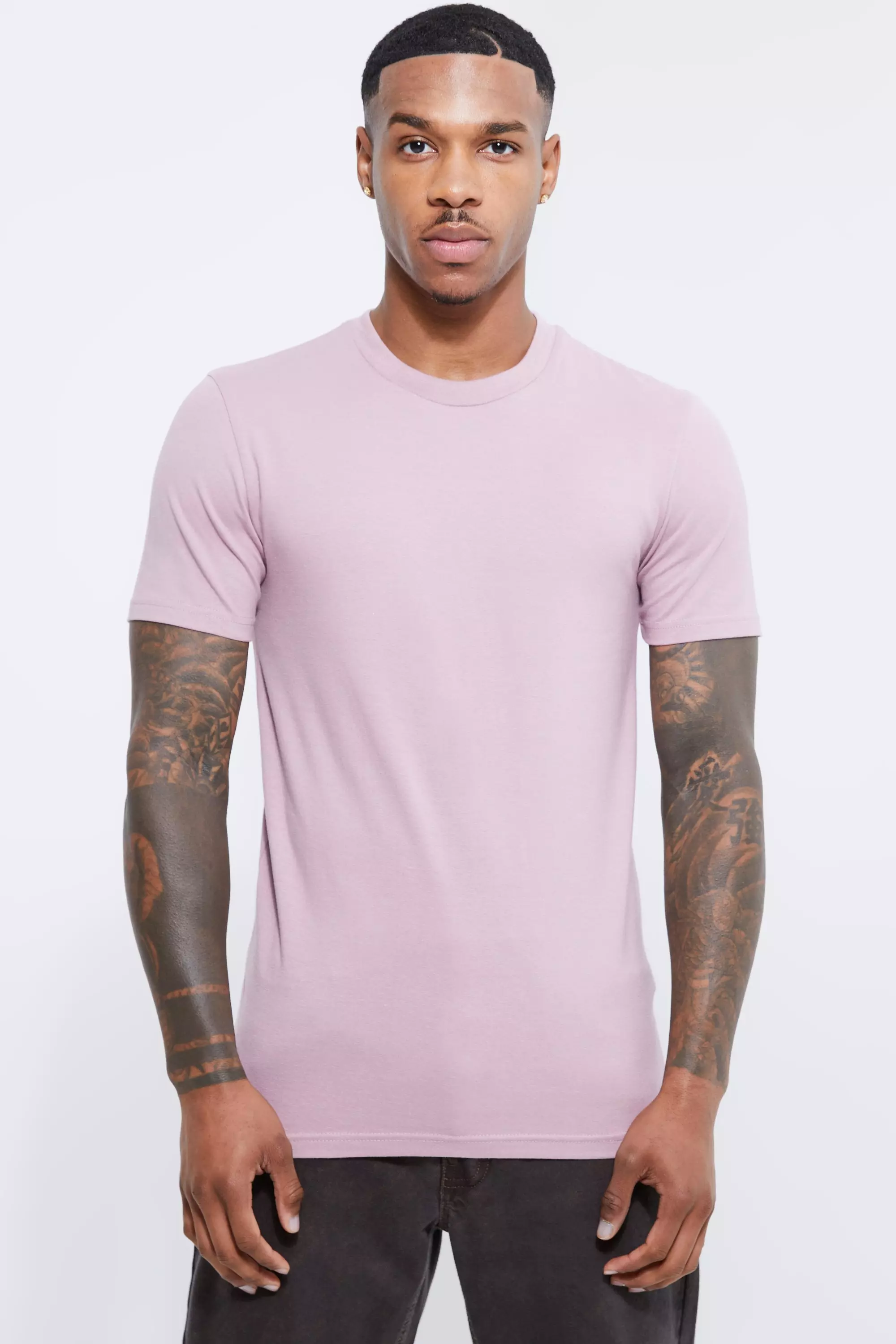 boohooman muscle fit t shirt