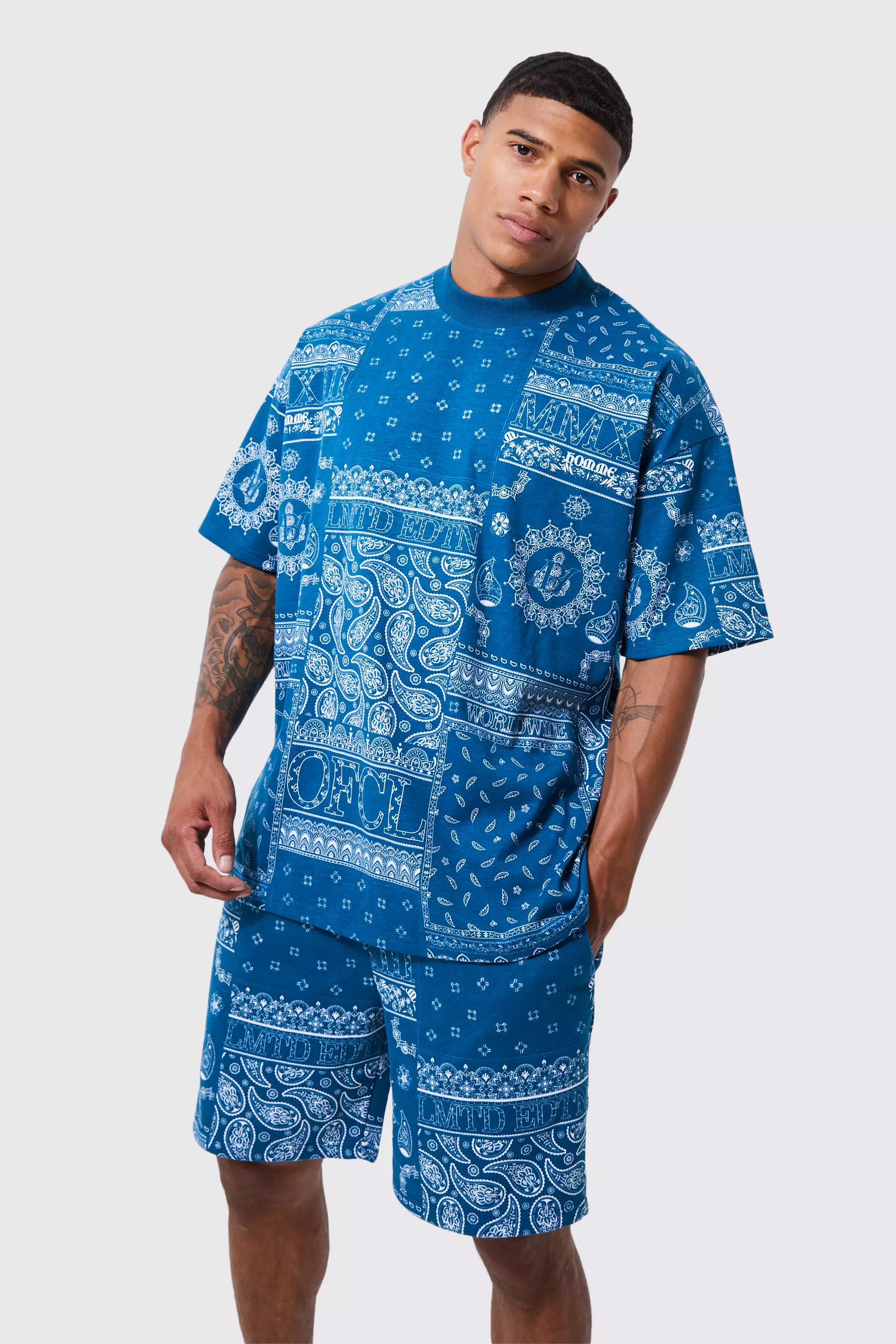 Adidas bandana hot sale tee set