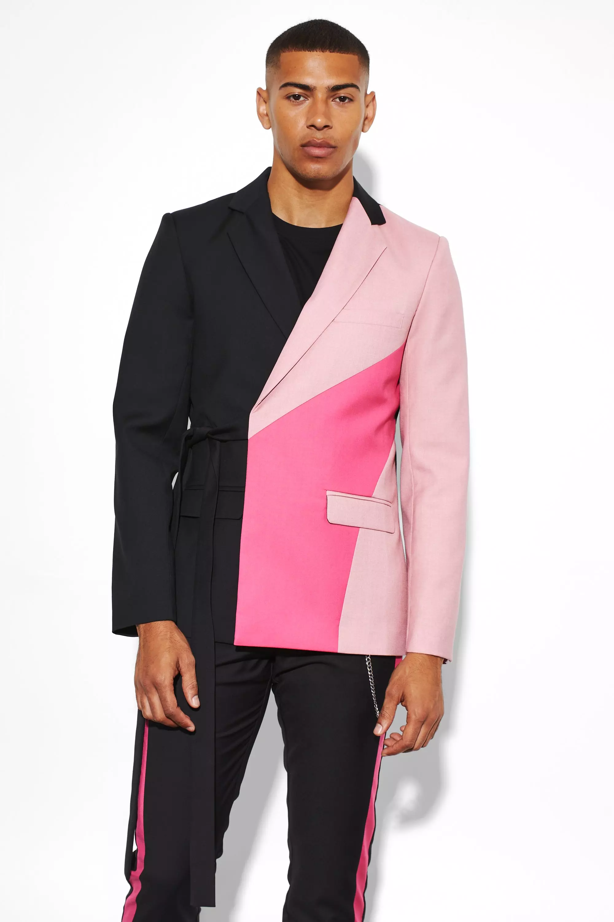 Wrap store suit jacket