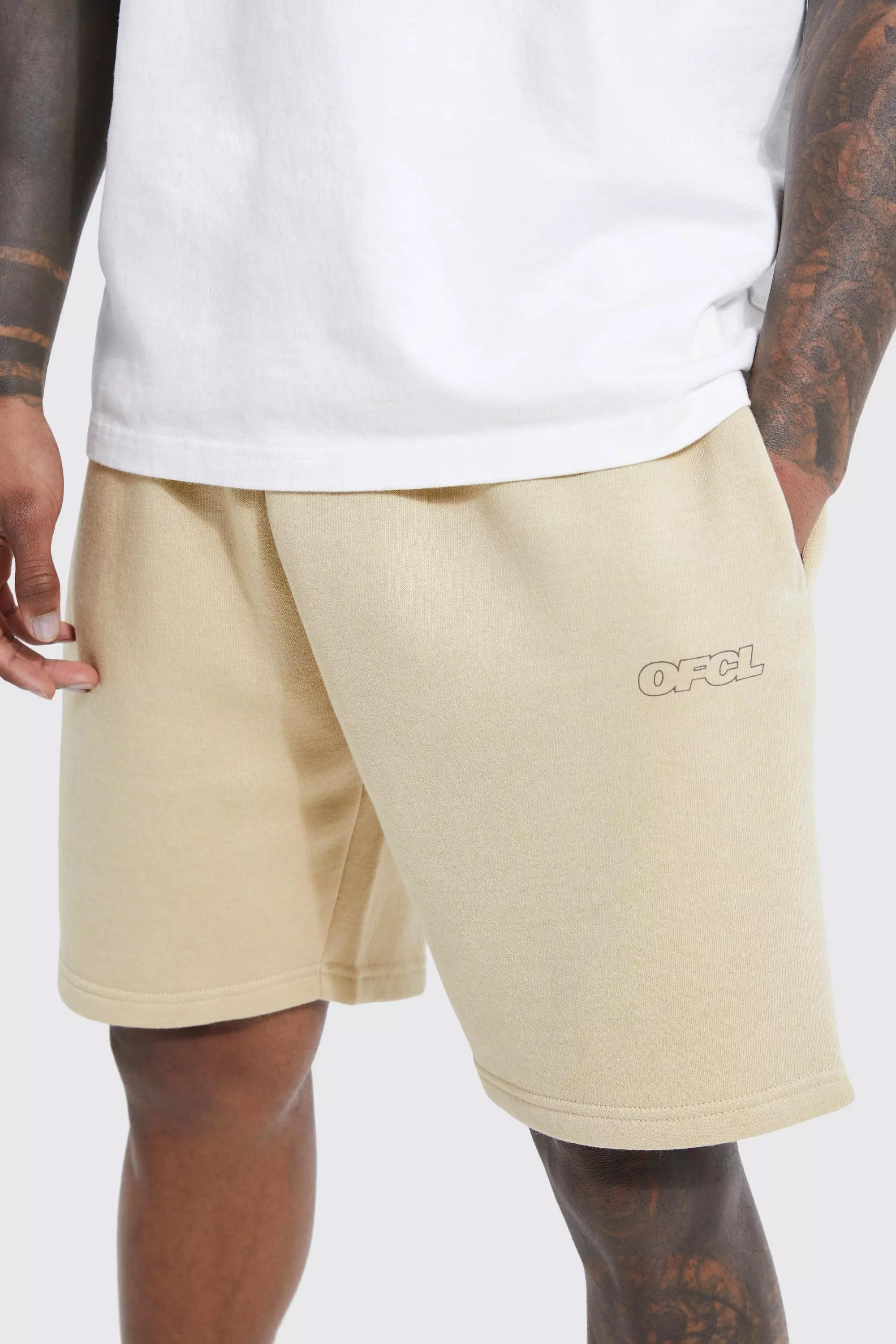 OFCL Men's Essential Fleece Short, Hottest