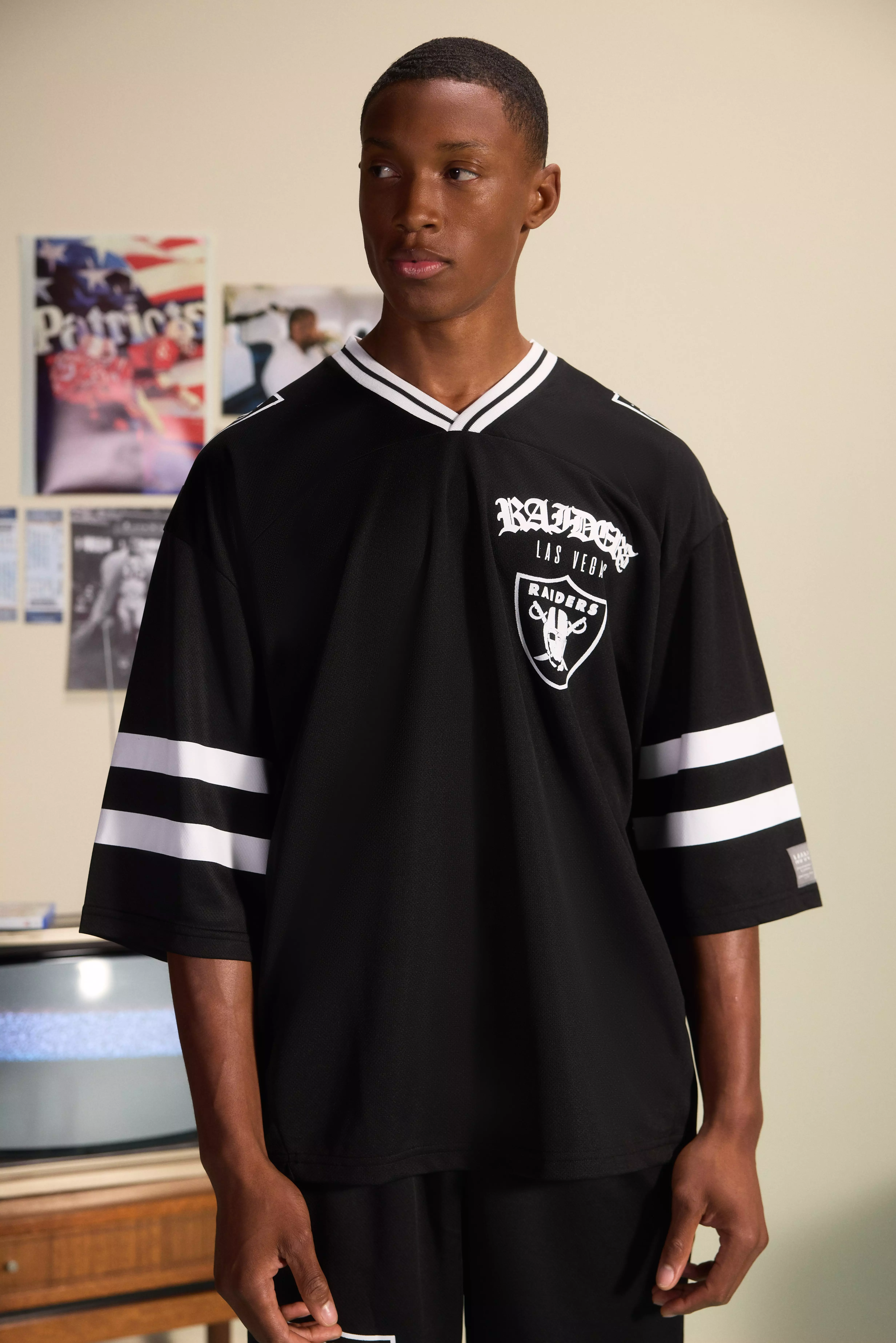 New Era - NFL Las Vegas Raiders Mesh Tee - Black