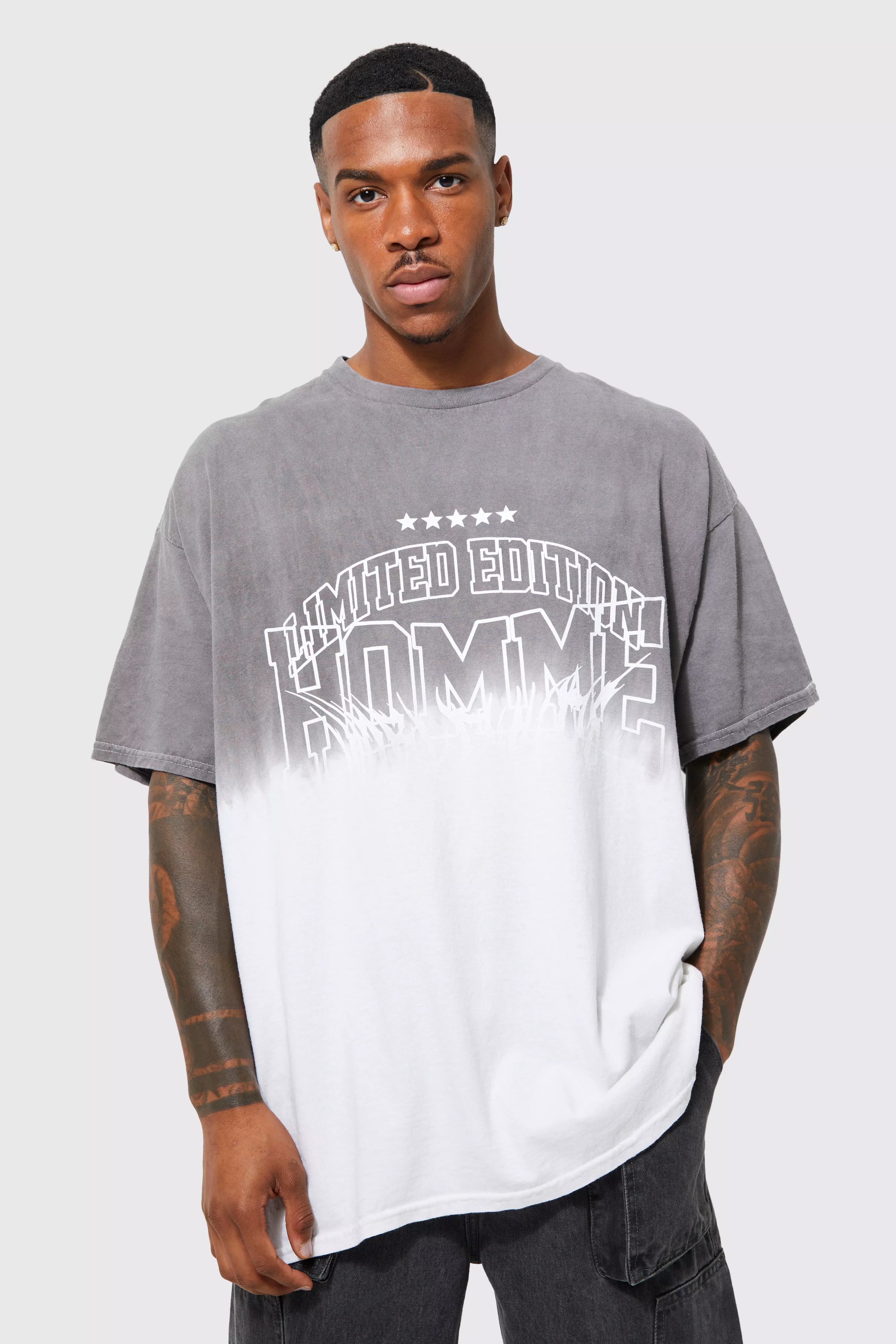 Oversized Homme Graphic T-shirt