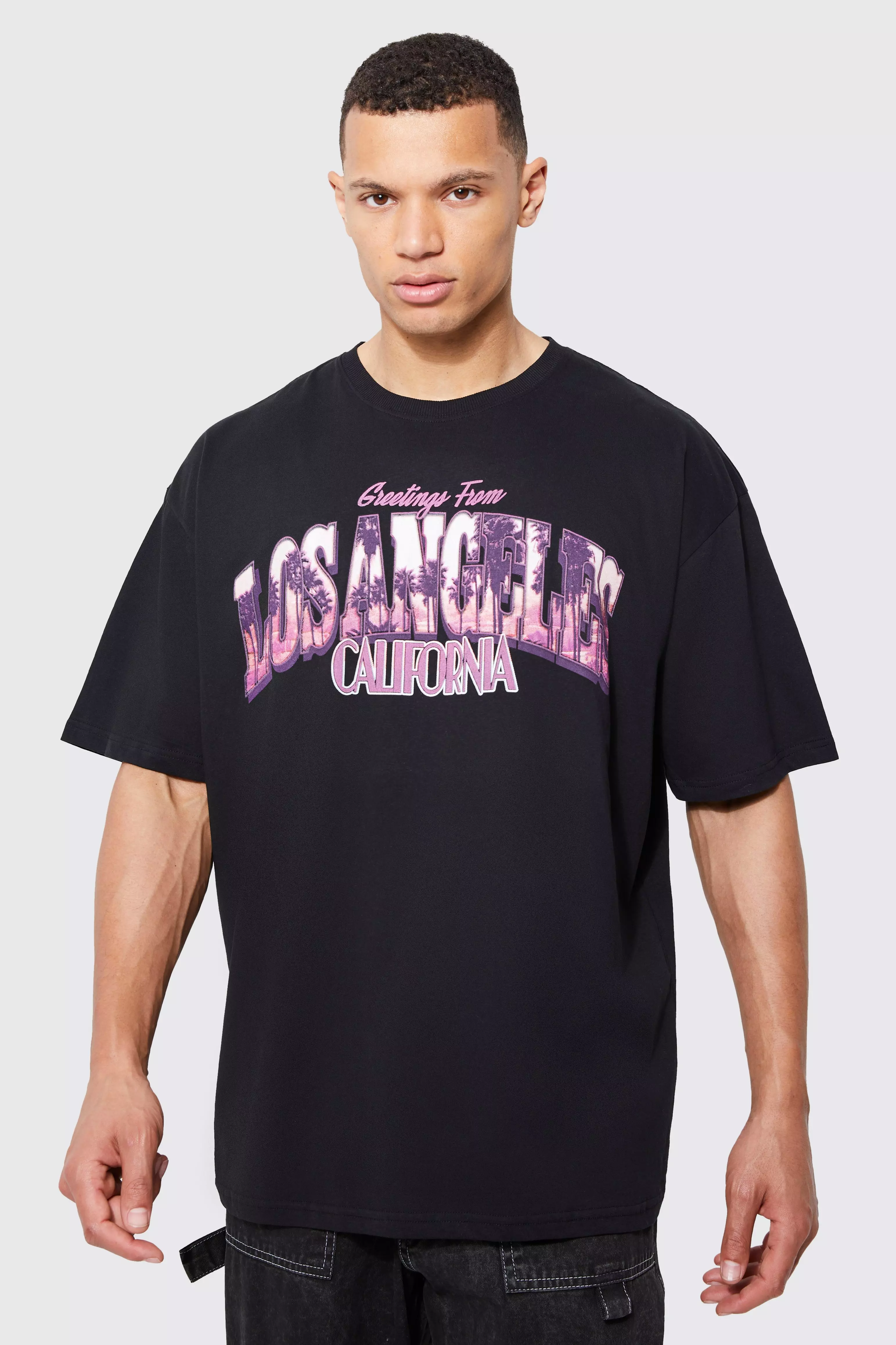 Oversized Los Angeles Graphic T-shirt