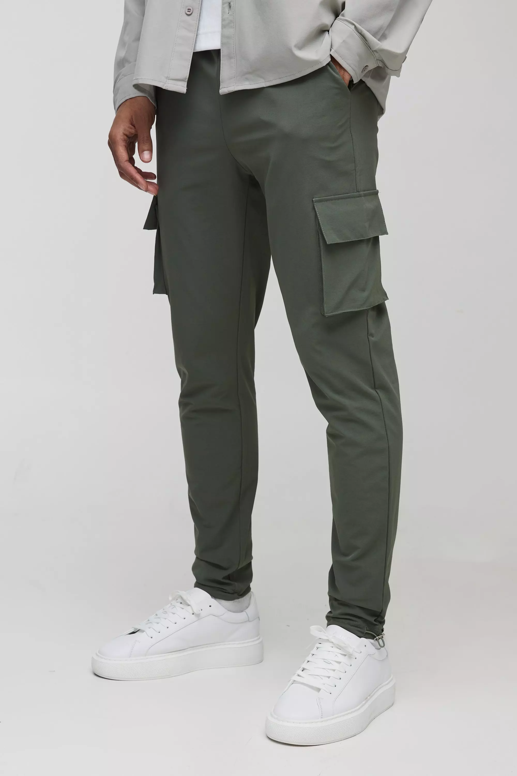 Slim Fit Cargo Pants - Cinocci