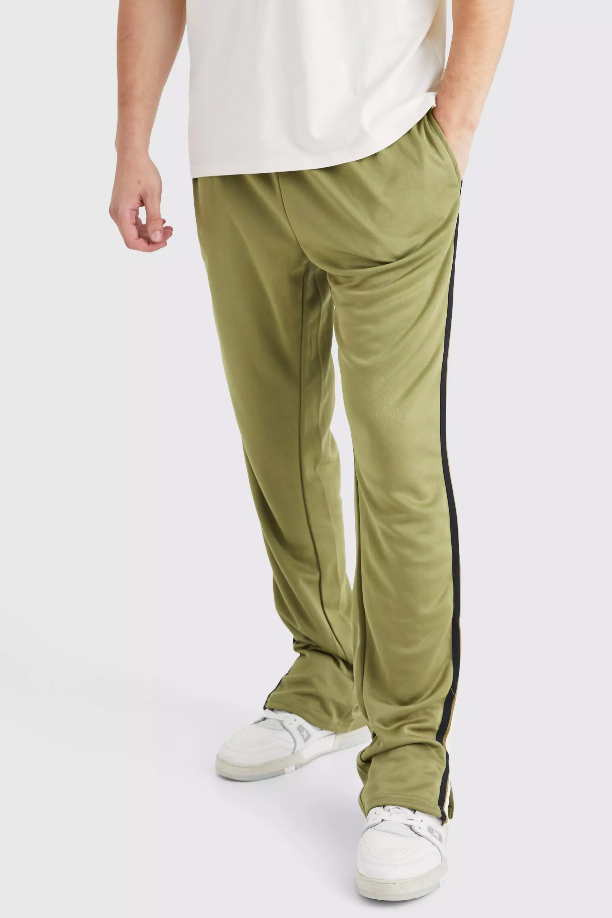 Tall Regular Side Tape Tricot Split Hem Sweatpants