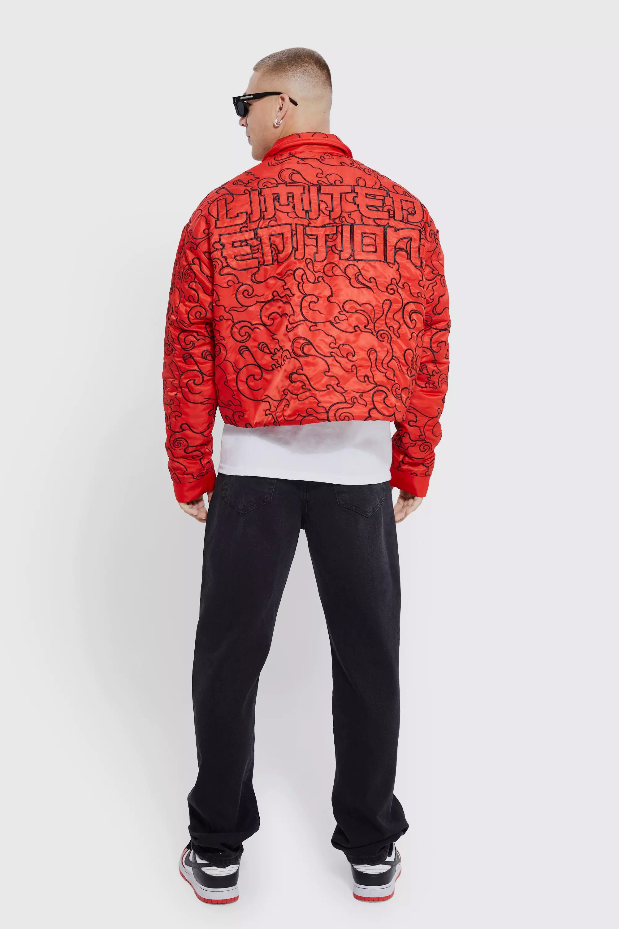 LOUIS VUITTON Embroidered Lightweight Bomber Men - clothing