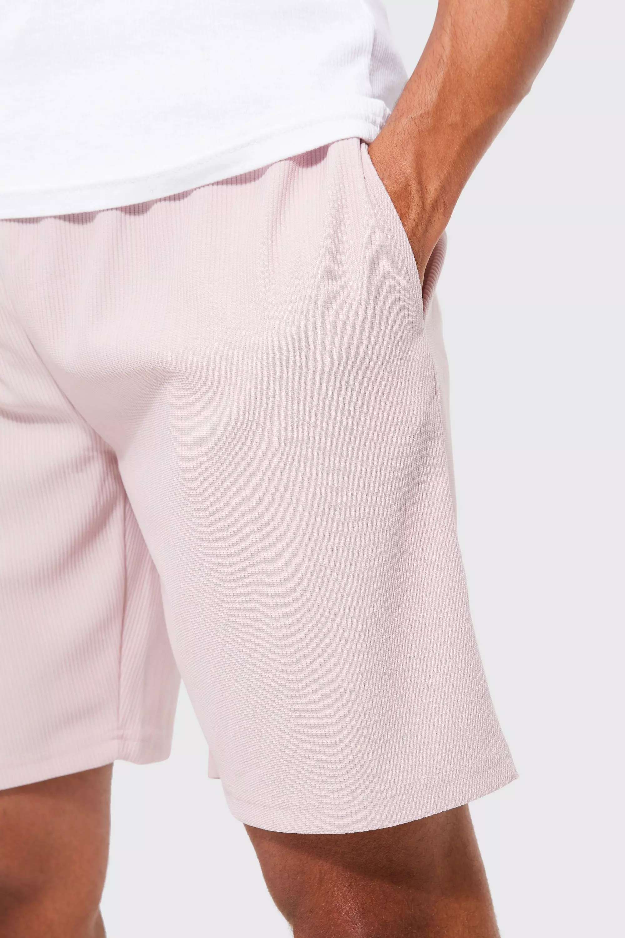 Mid Pink Jogger Shorts