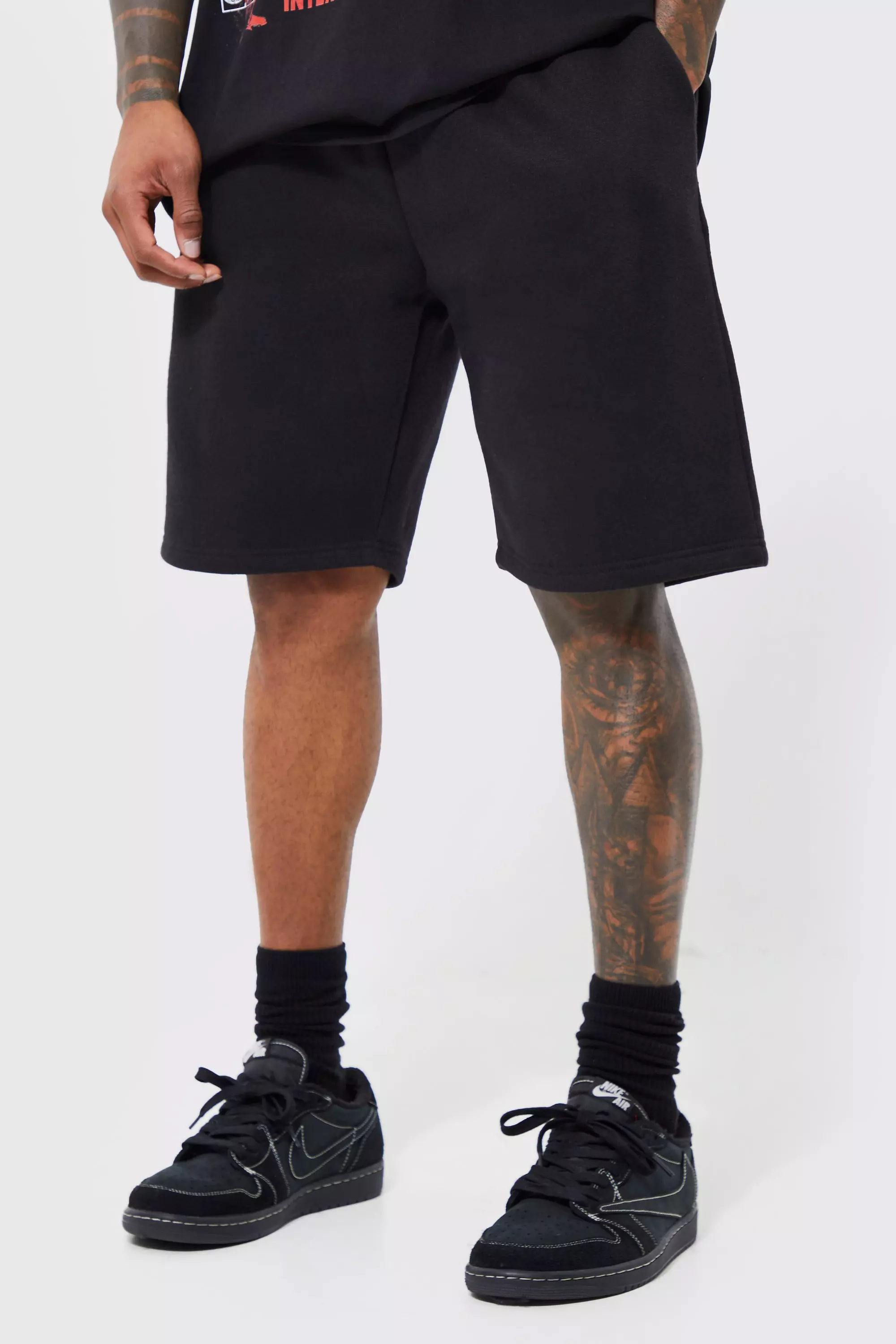 Nike SB Black & White Fleece Sweat Shorts