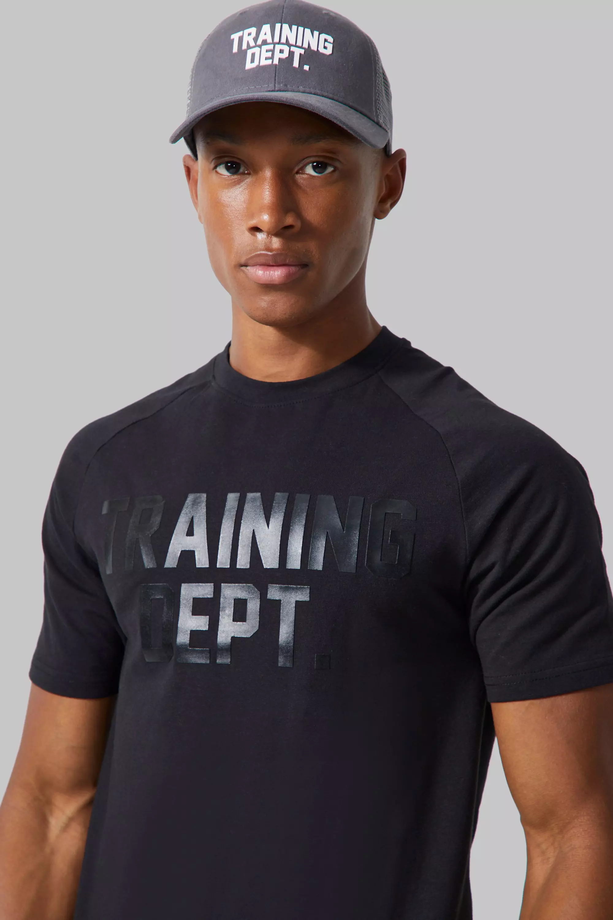 Man Active Muscle Fit Training Dept T Shirt