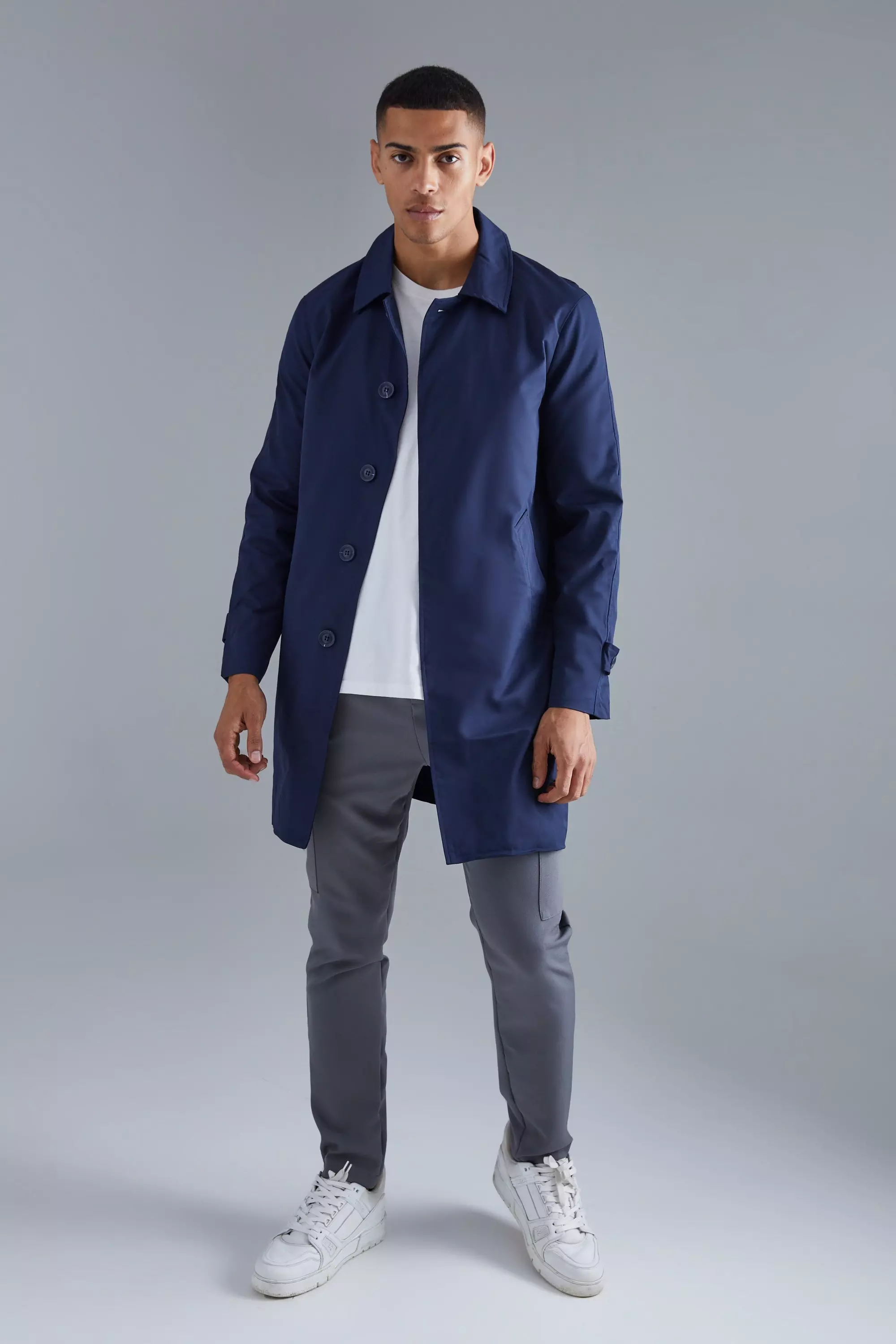 Blue on sale mac coat