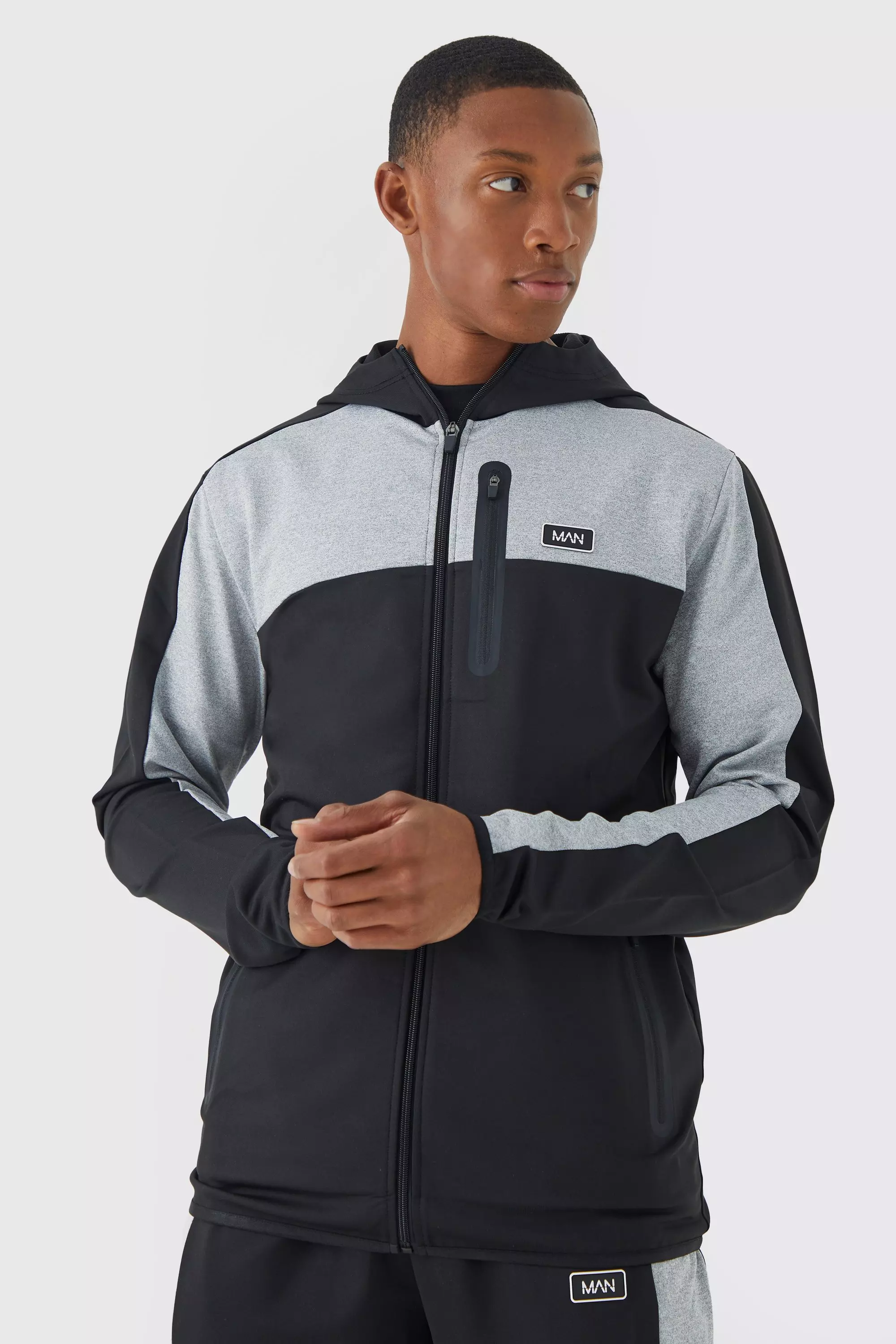 Sweat à capuche de sport zippé - MAN Active