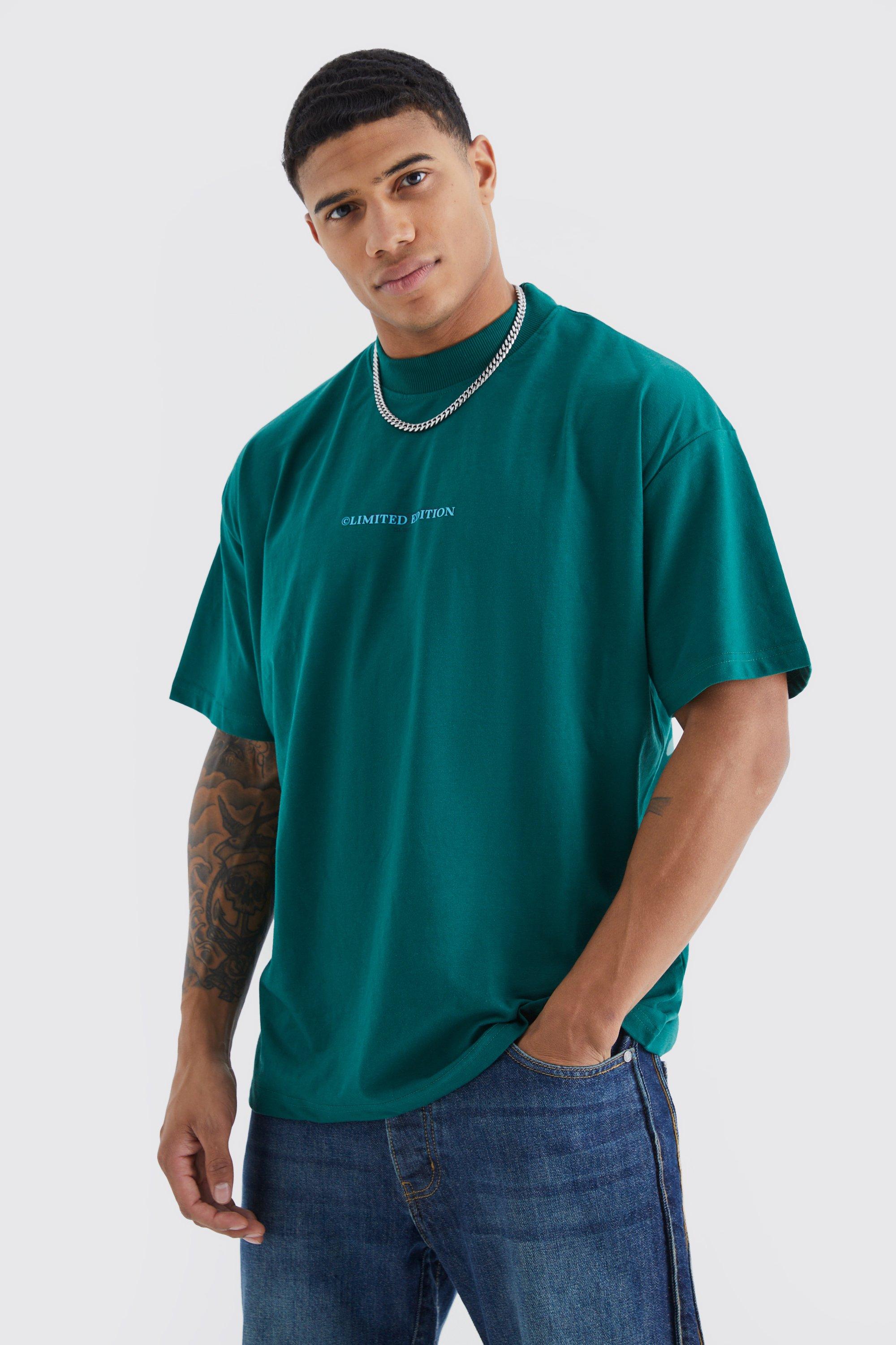 Image of T-shirt oversize pesante Limited Edition, Verde