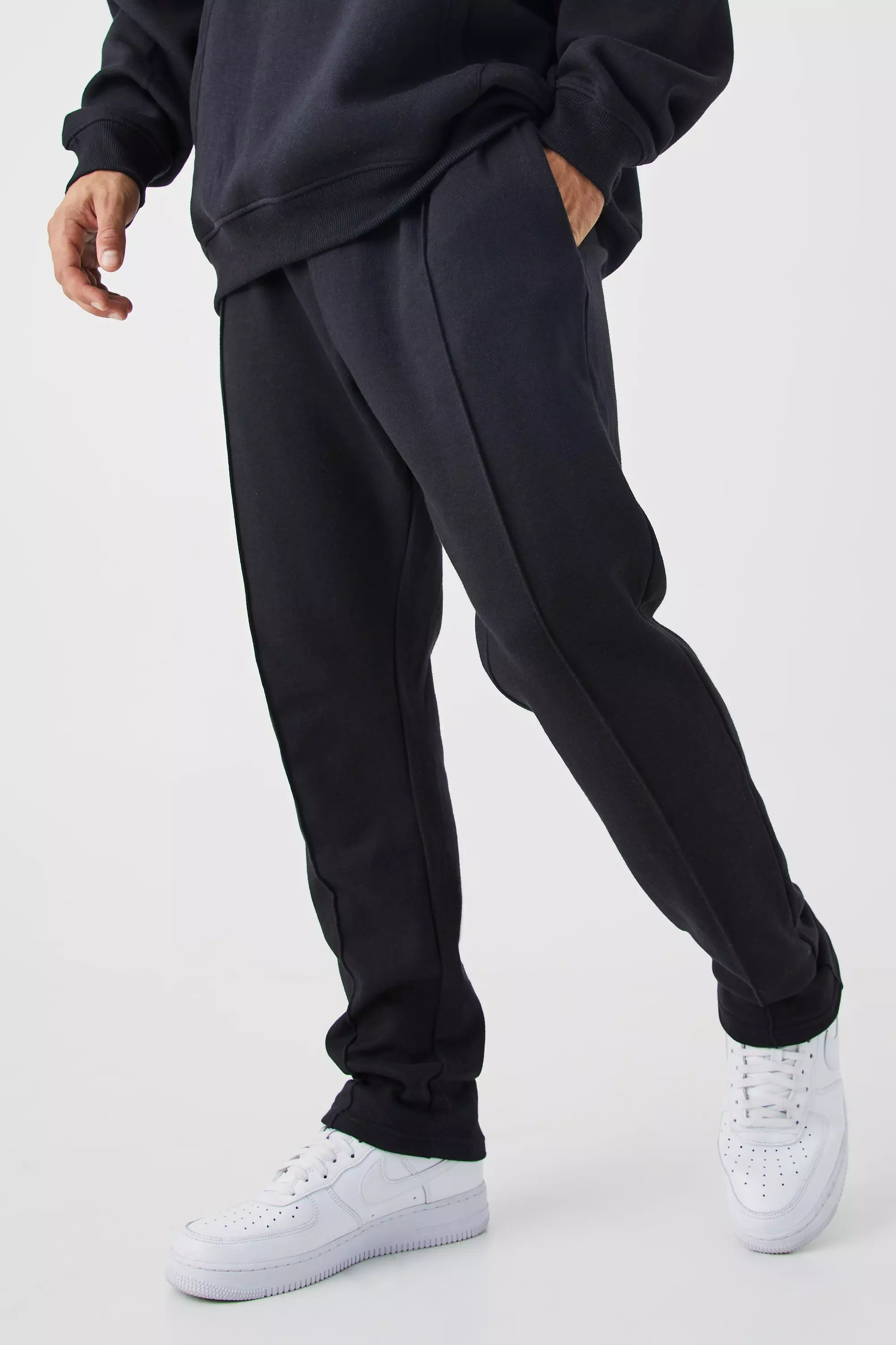 Plus Slim Tapered Cropped Bonded Scuba Jogger