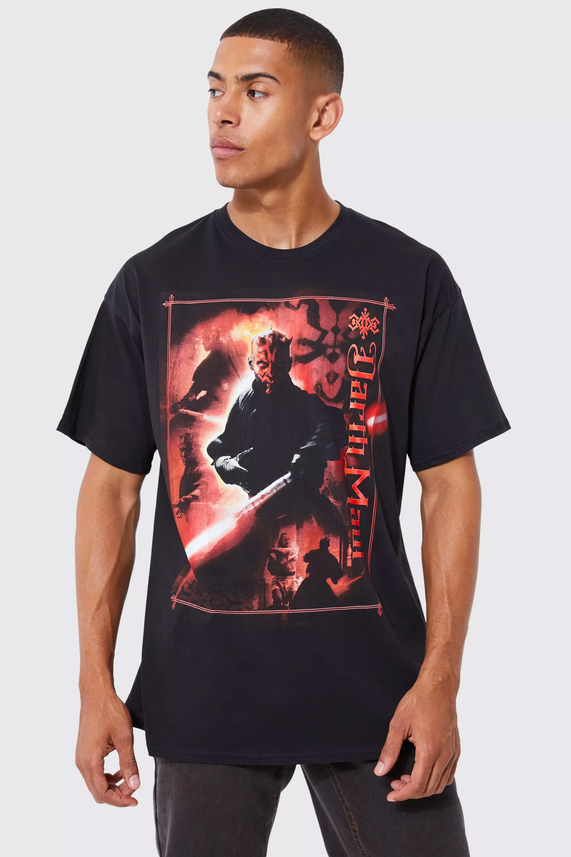 Oversized Star Wars License T-shirt | boohooMAN USA