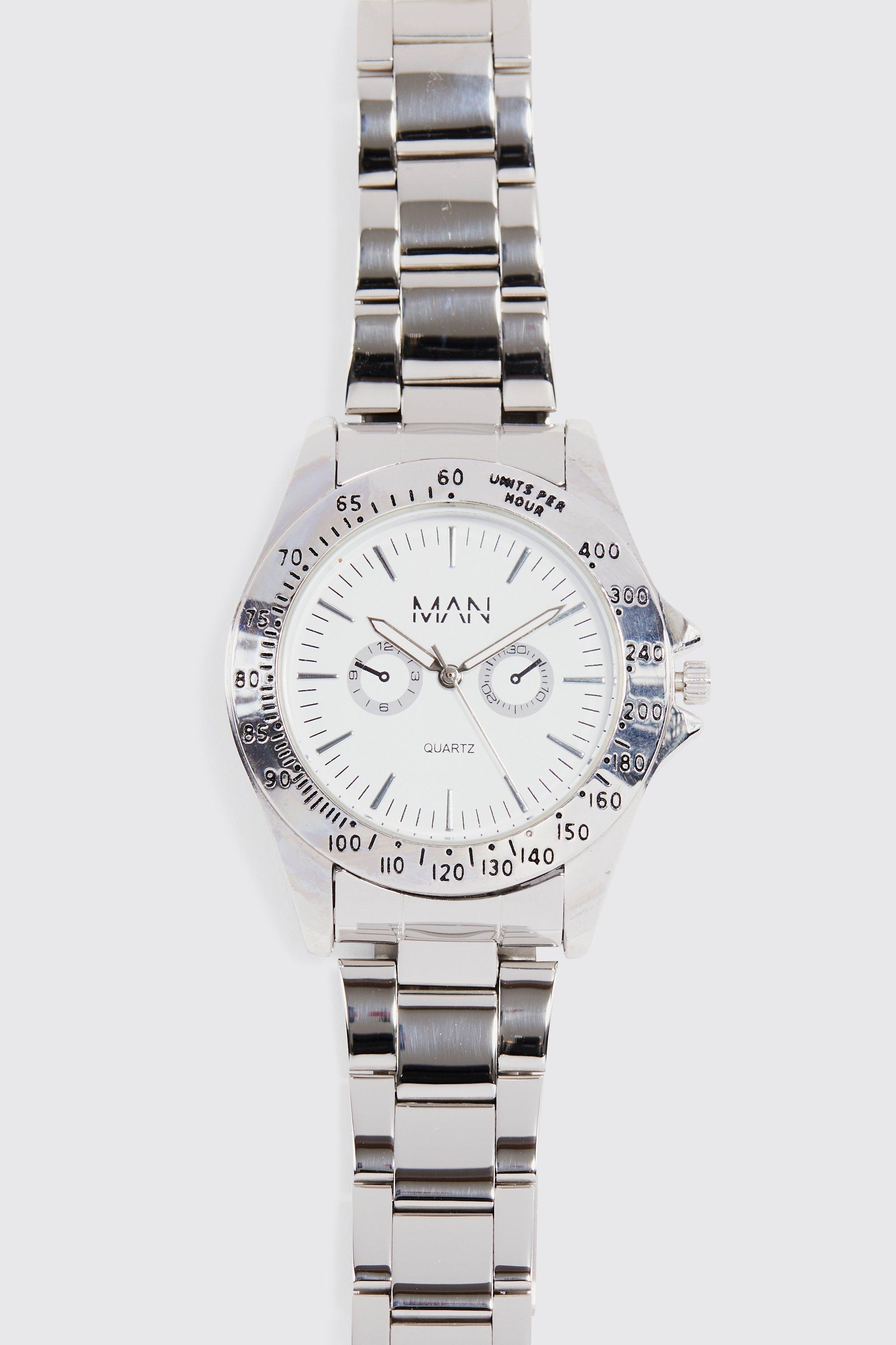 men's original man classic link watch - grey - one size, grey