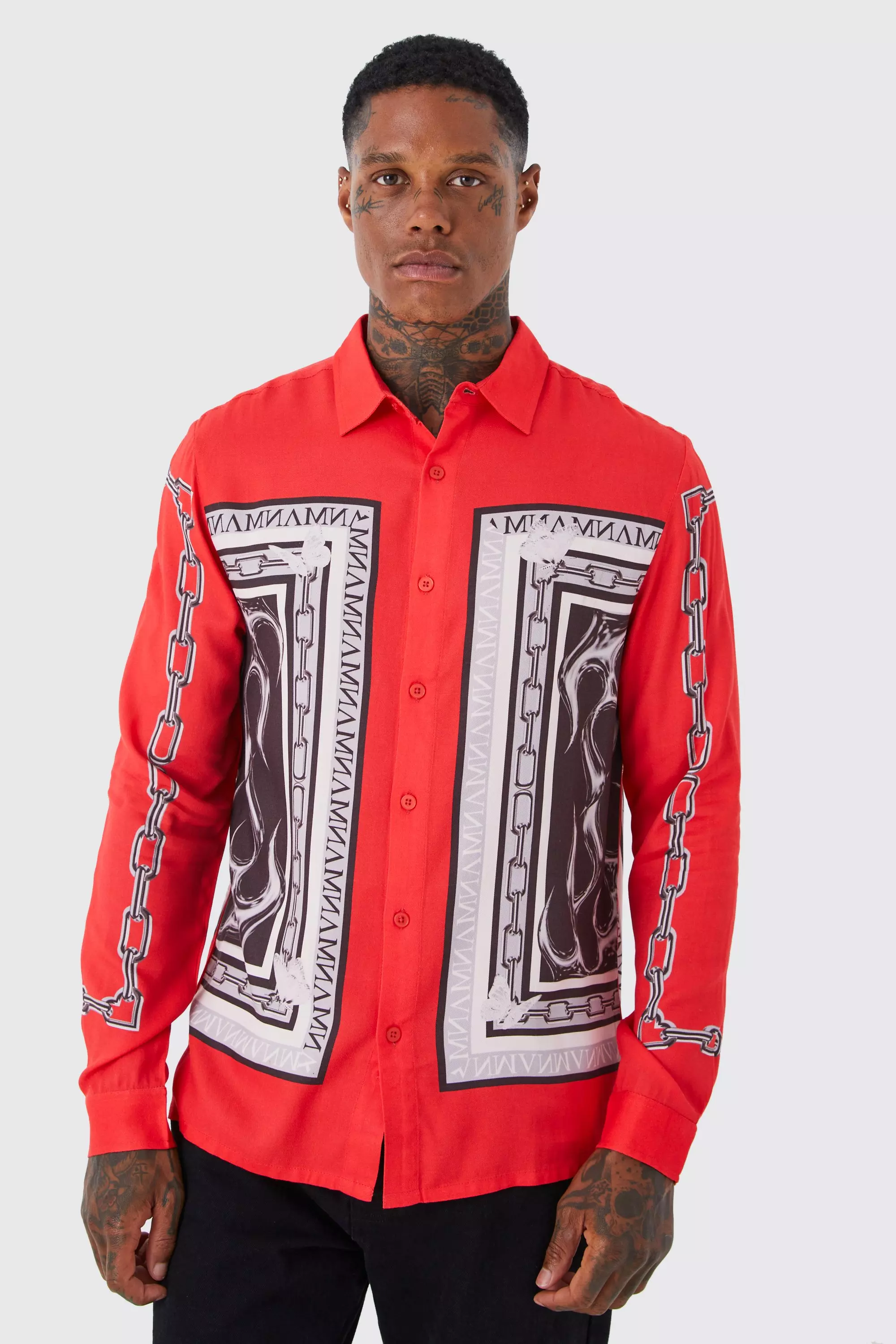 baroque long sleeve shirt