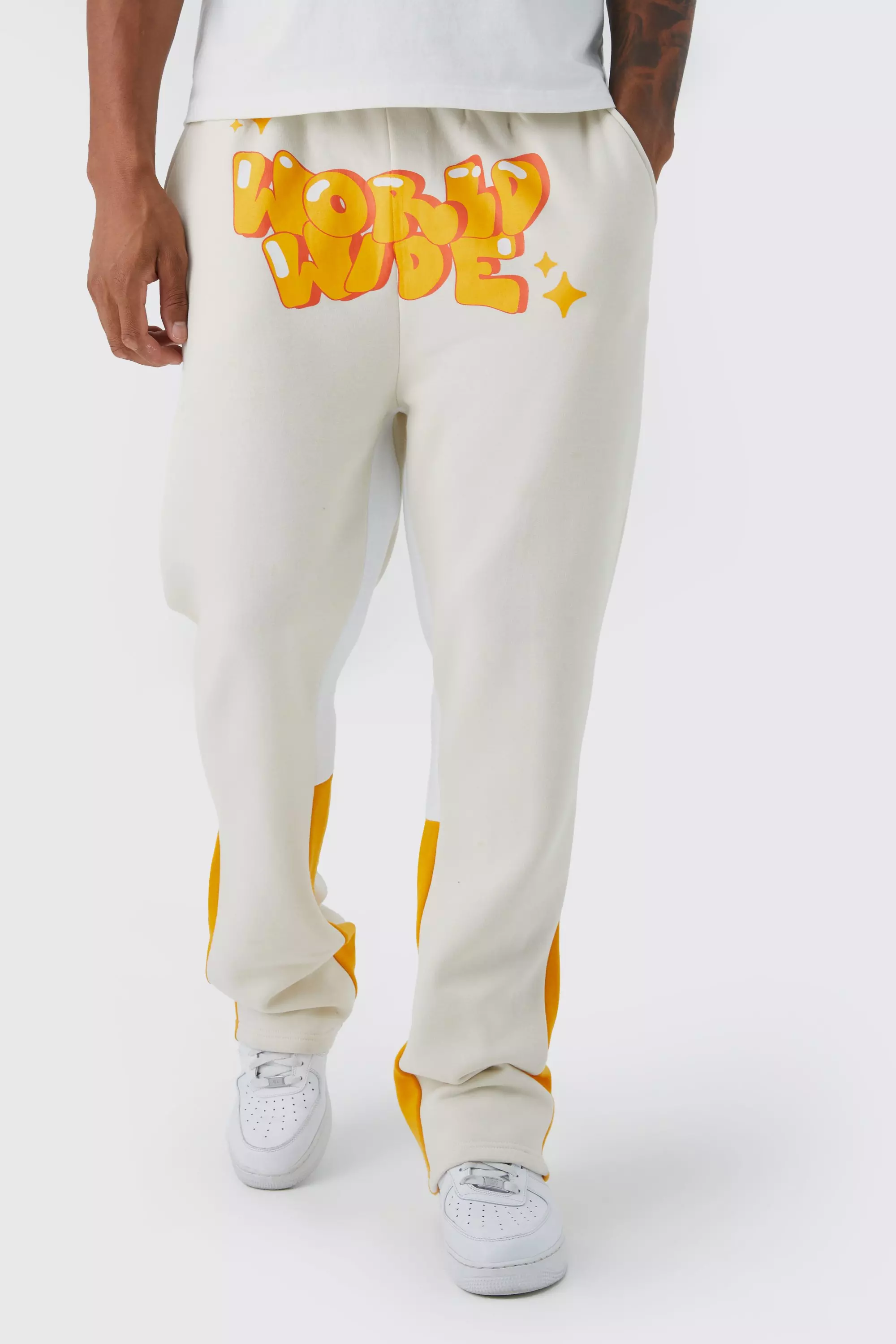 Regular Printed Gusset Sweatpants