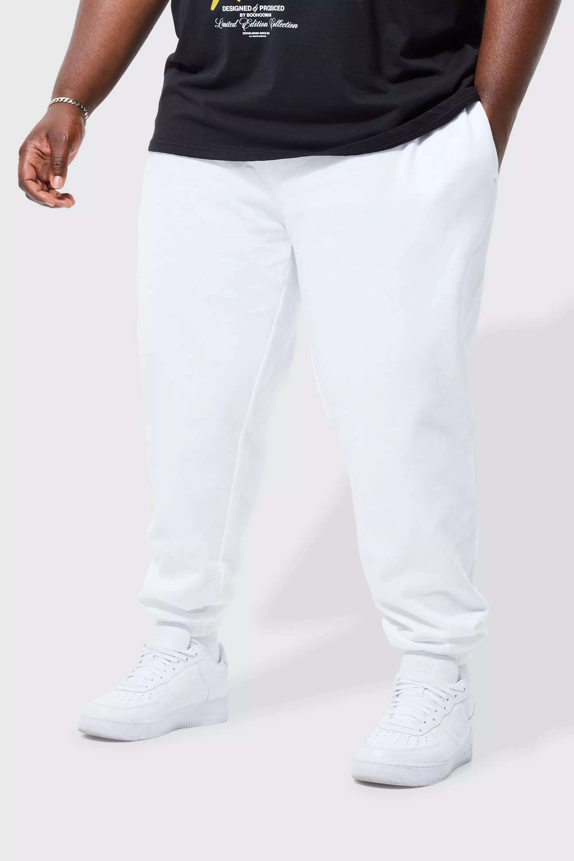 Basic discount white joggers