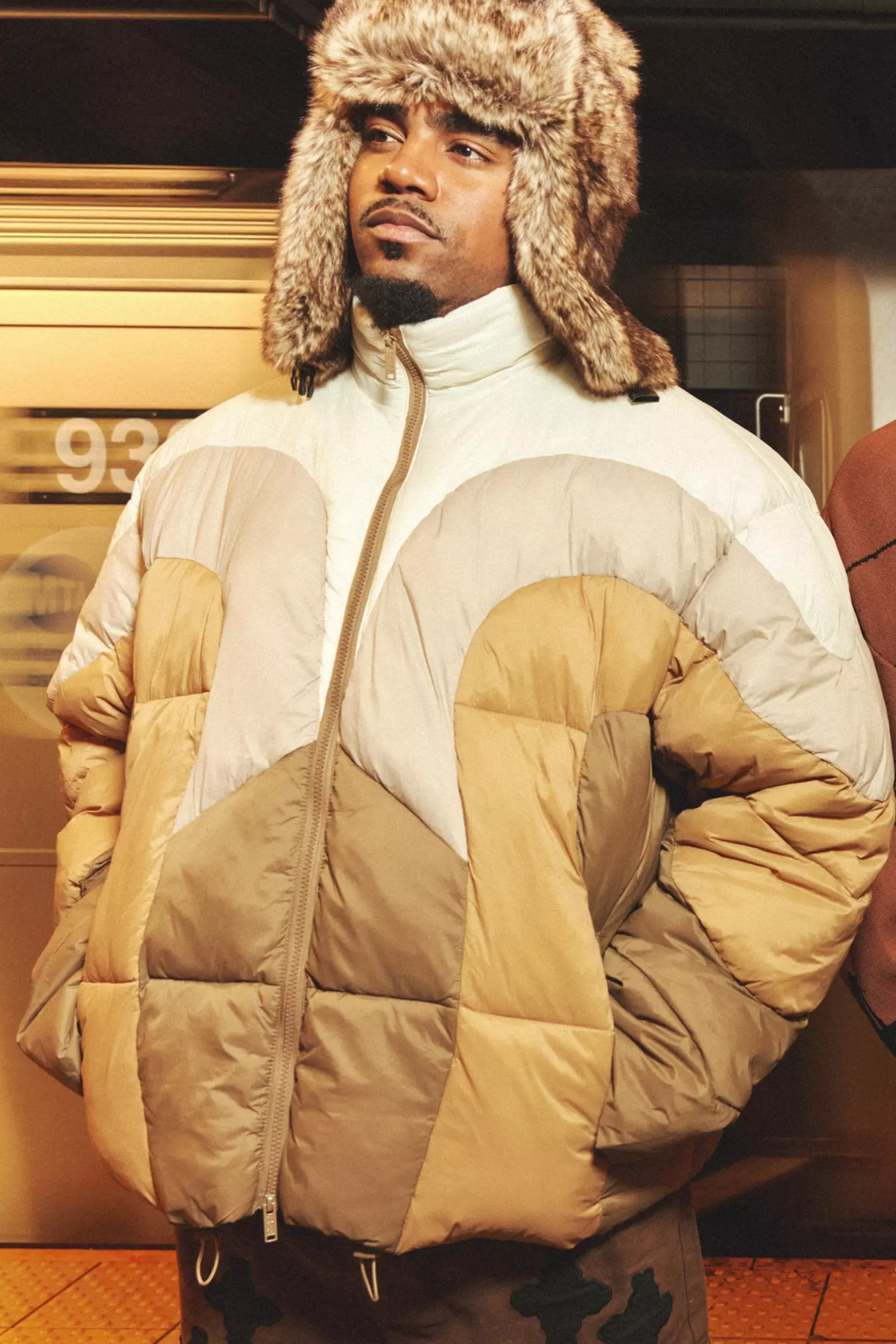 North face hotsell panel padded jacket