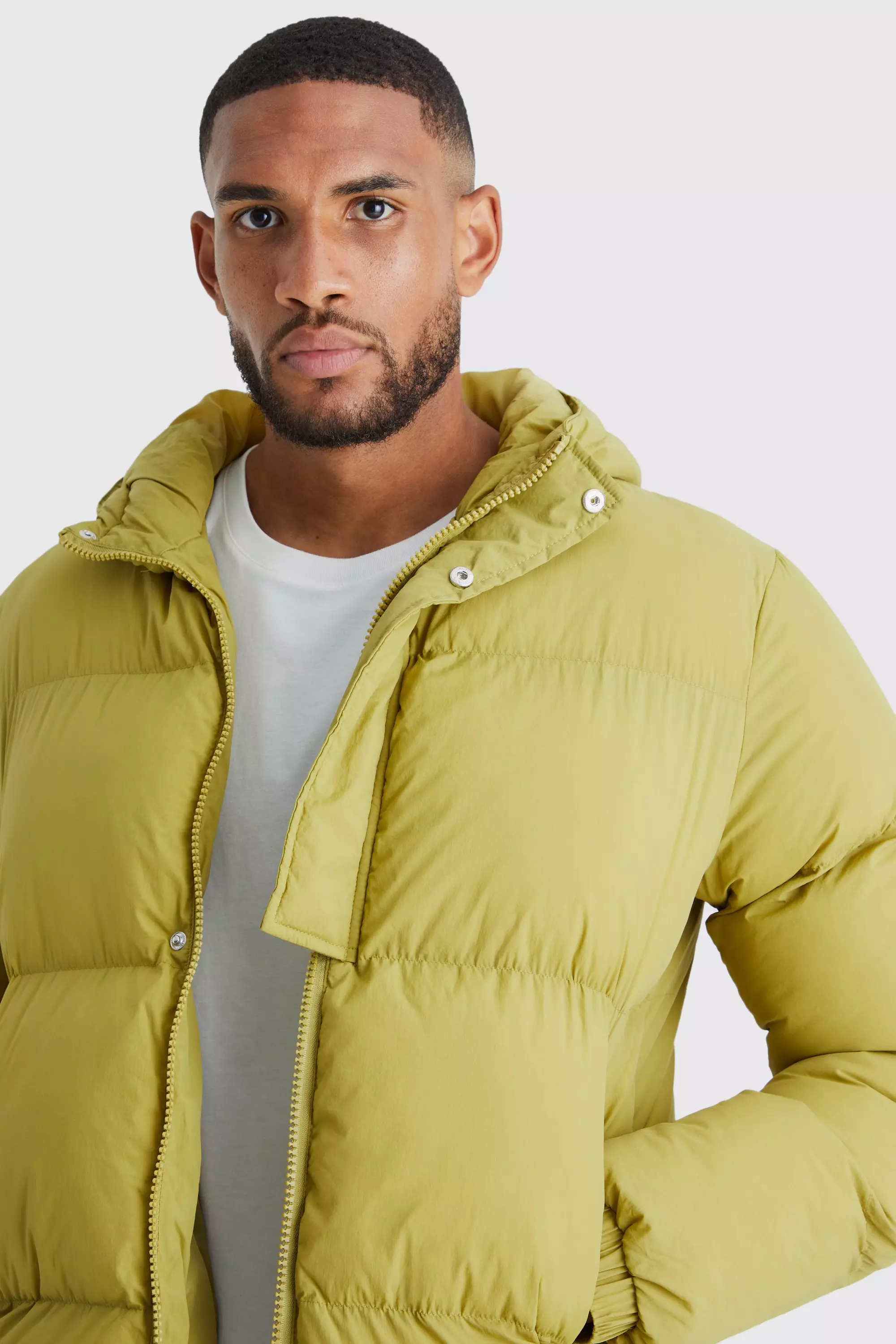 Half puffer clearance coat