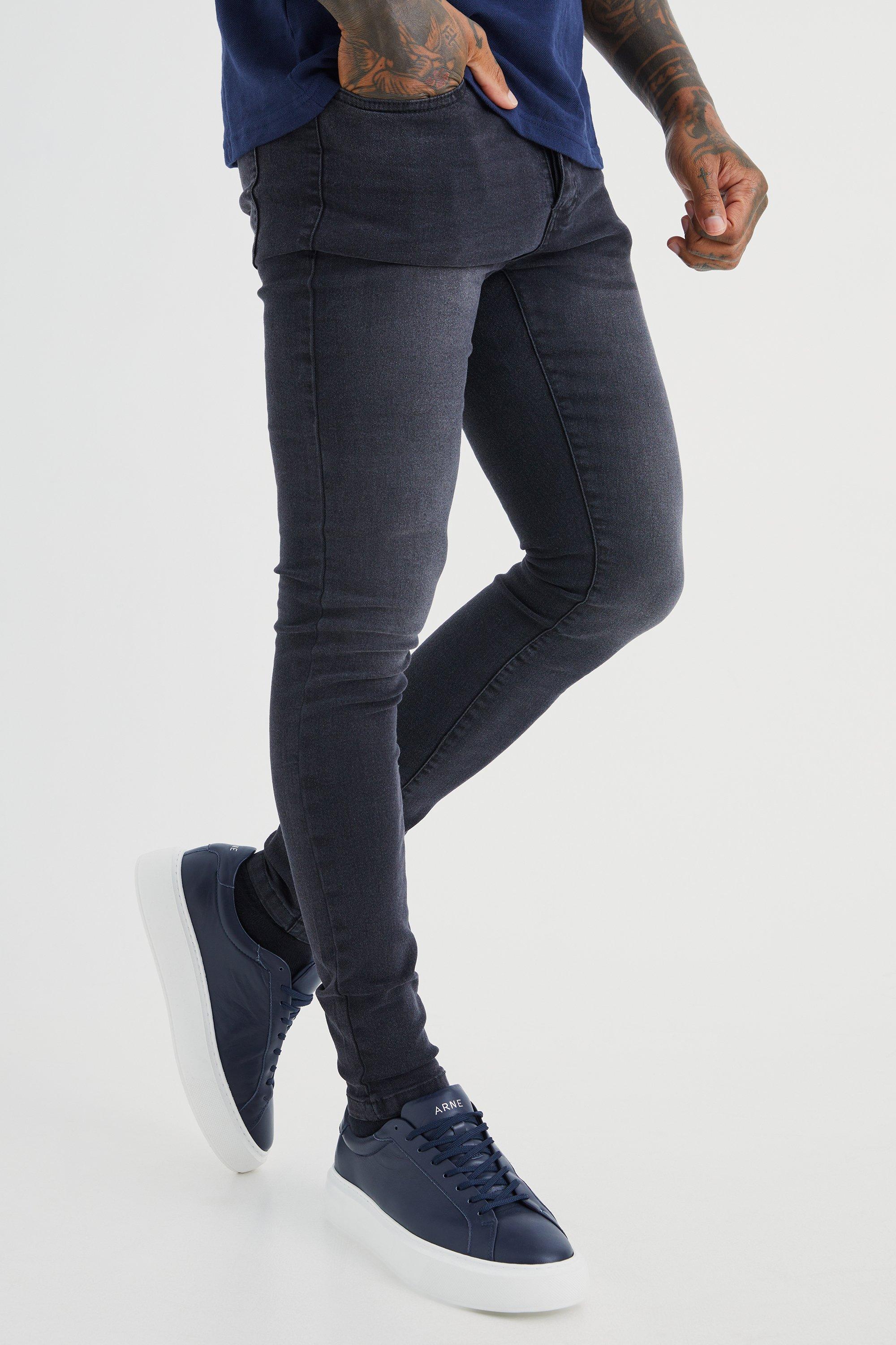 Image of Jeans Super Skinny Fit in Stretch, Nero